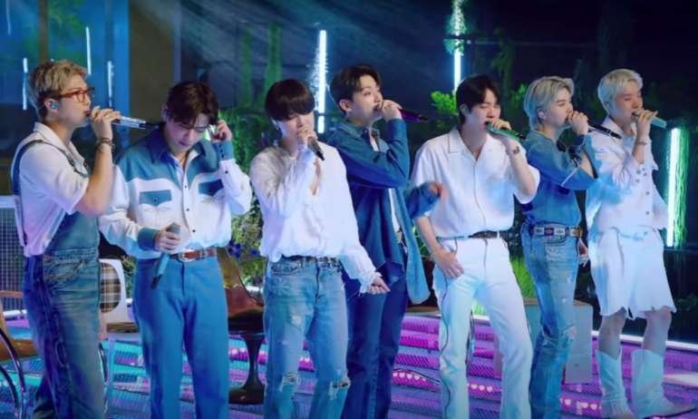 BTS Offer BBC Radio 1 Live Lounge Performance Digital