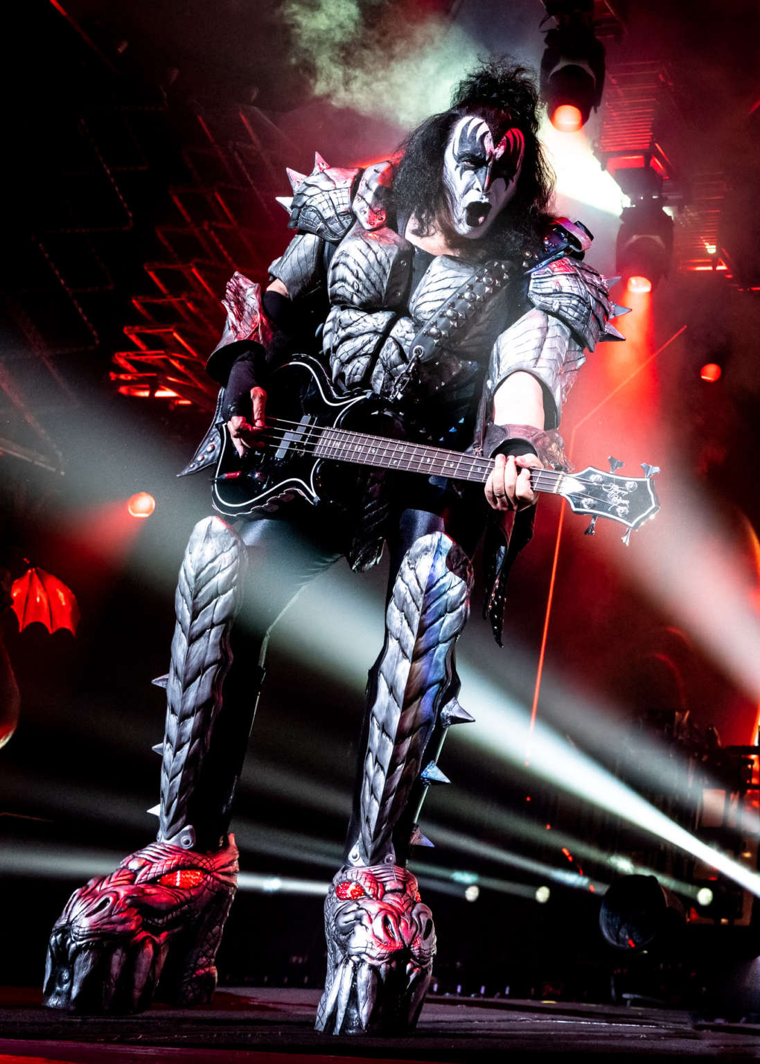 Kiss performs at the Hard Rock Casino in Atlantic City, NJ