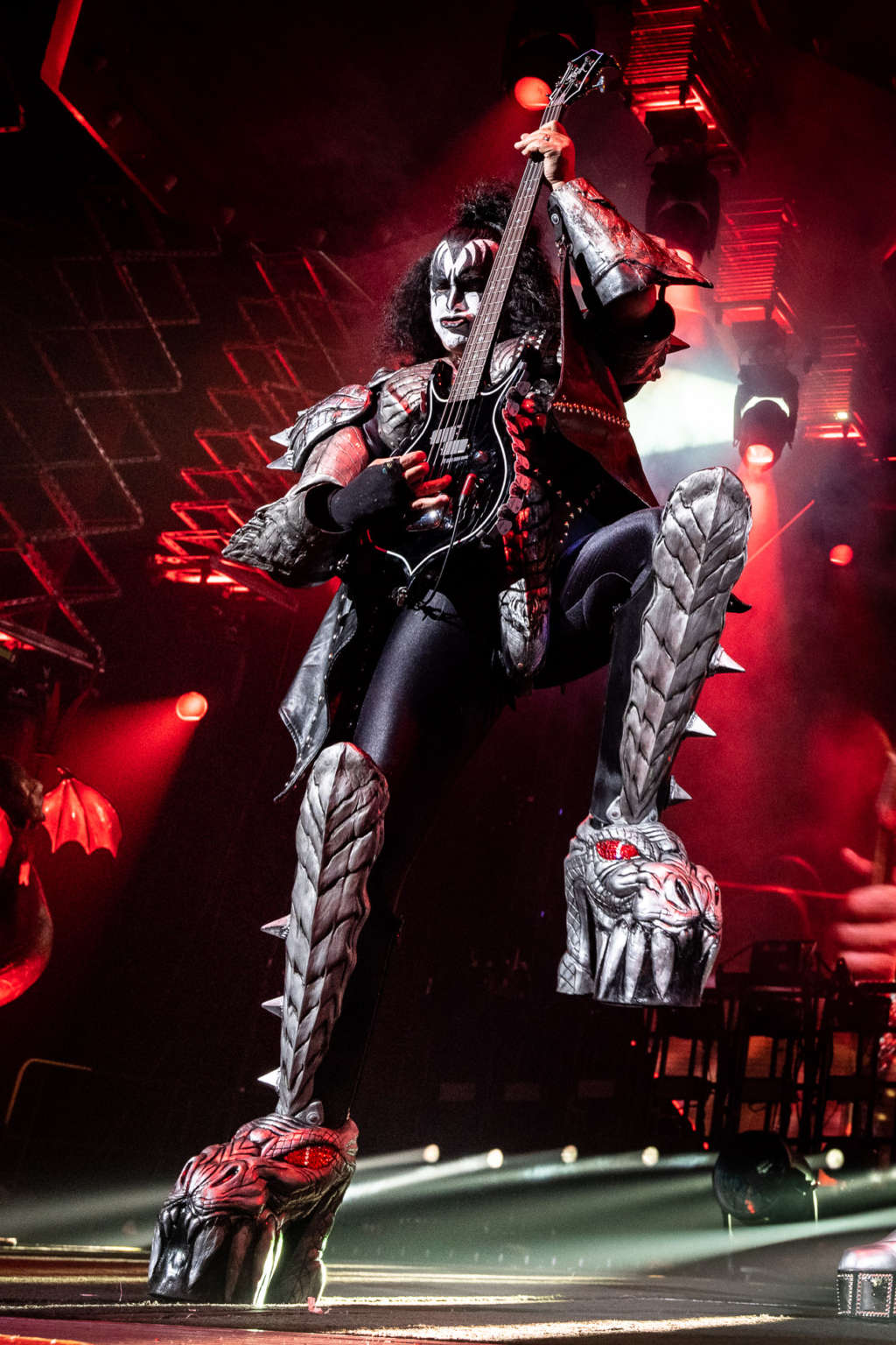 Kiss performs at the Hard Rock Casino in Atlantic City, NJ