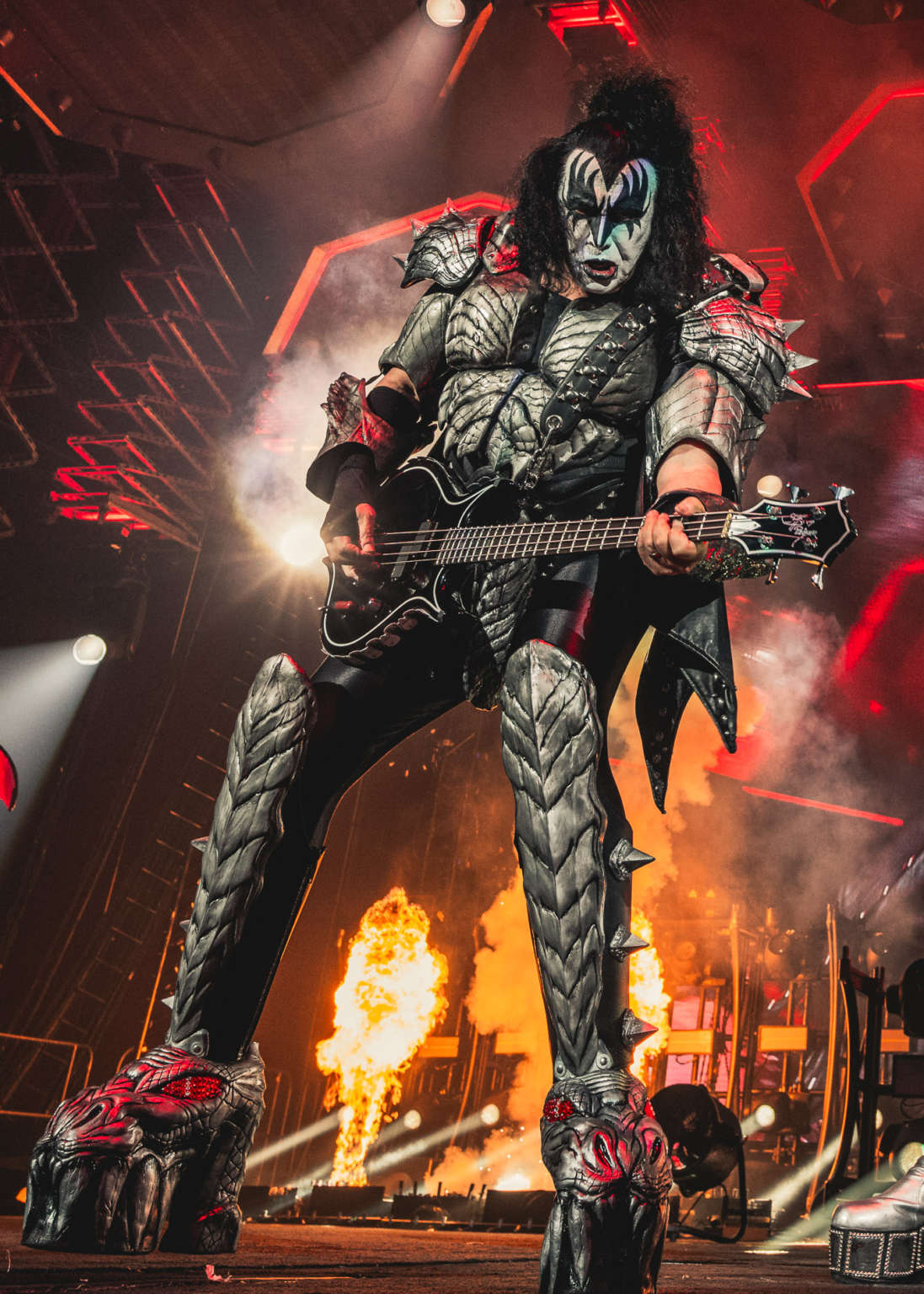 Kiss performs at the Hard Rock Casino in Atlantic City, NJ