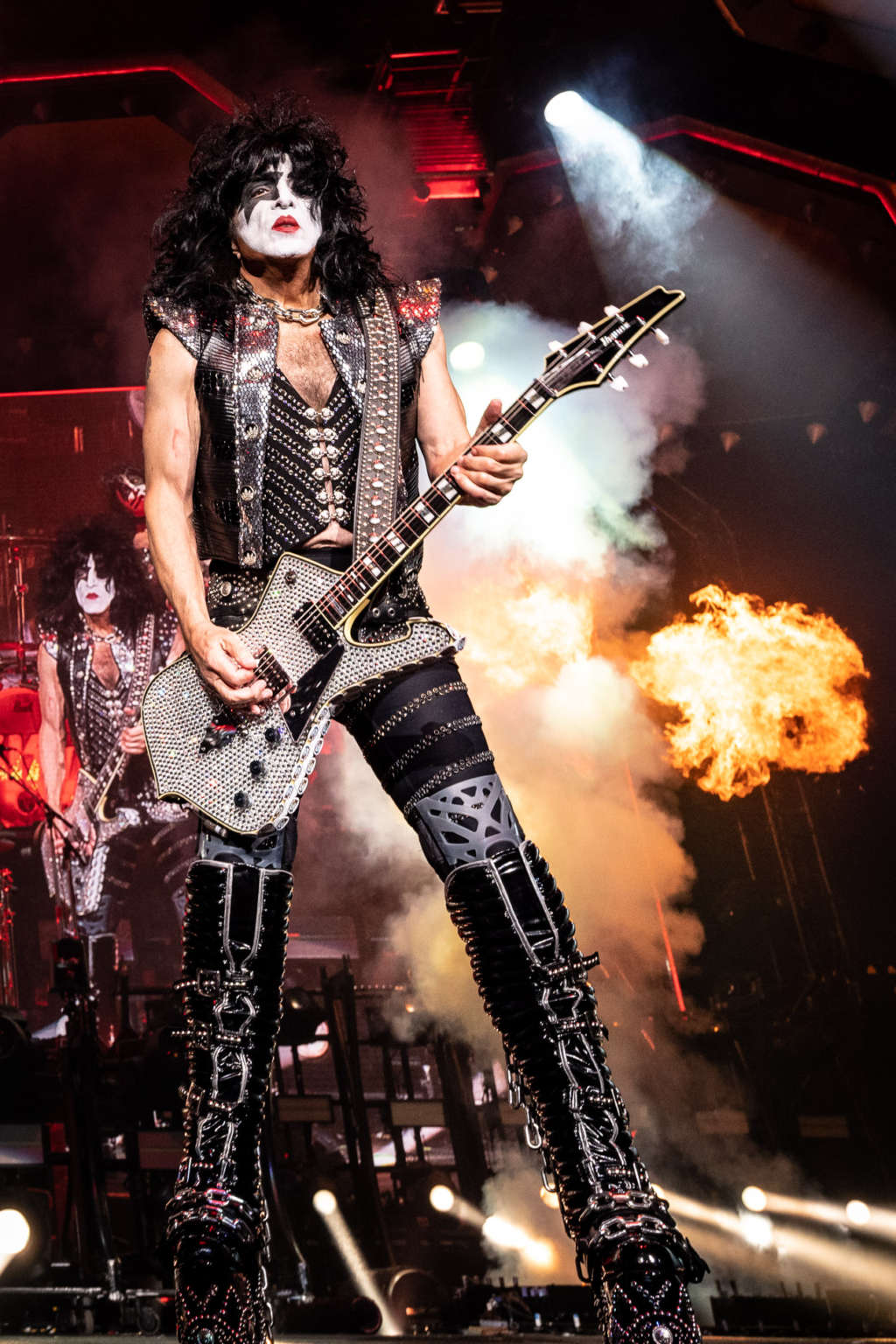 Kiss performs at the Hard Rock Casino in Atlantic City, NJ