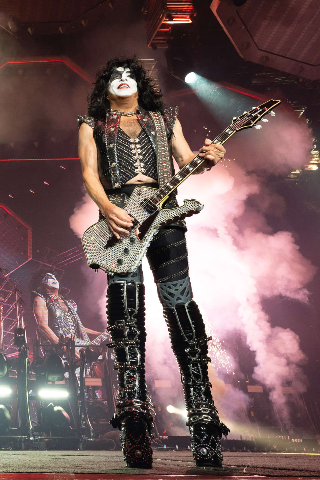 Kiss performs at the Hard Rock Casino in Atlantic City, NJ