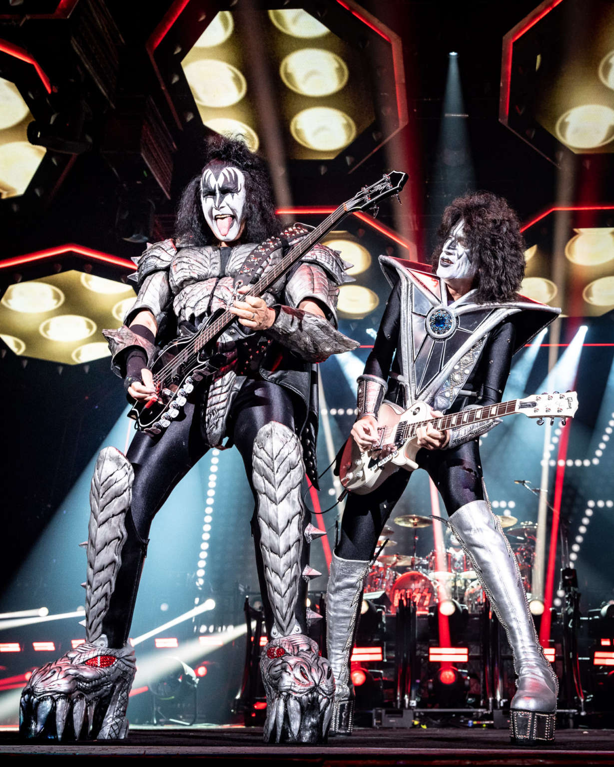 Kiss performs at the Hard Rock Casino in Atlantic City, NJ