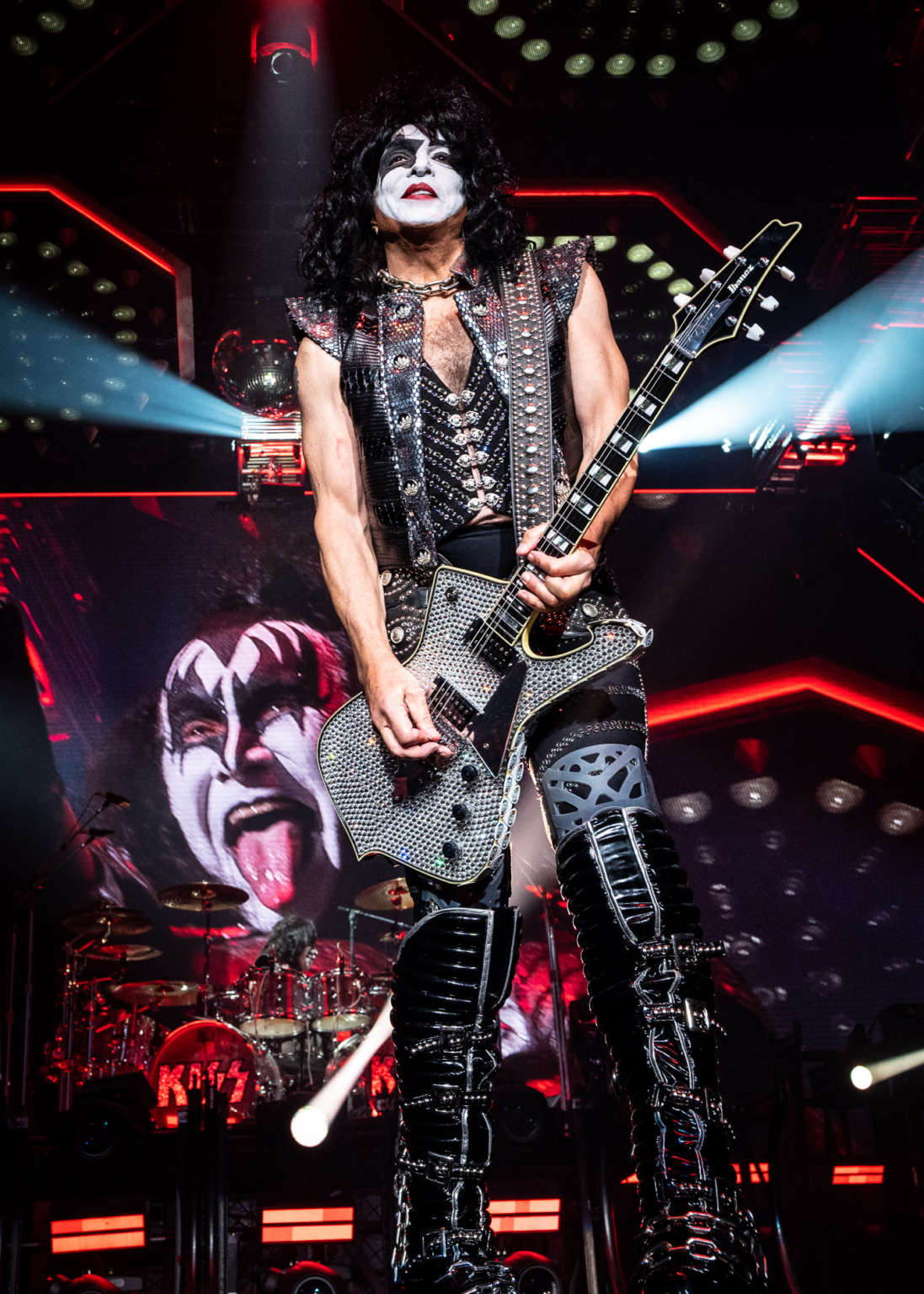 Kiss performs at the Hard Rock Casino in Atlantic City, NJ