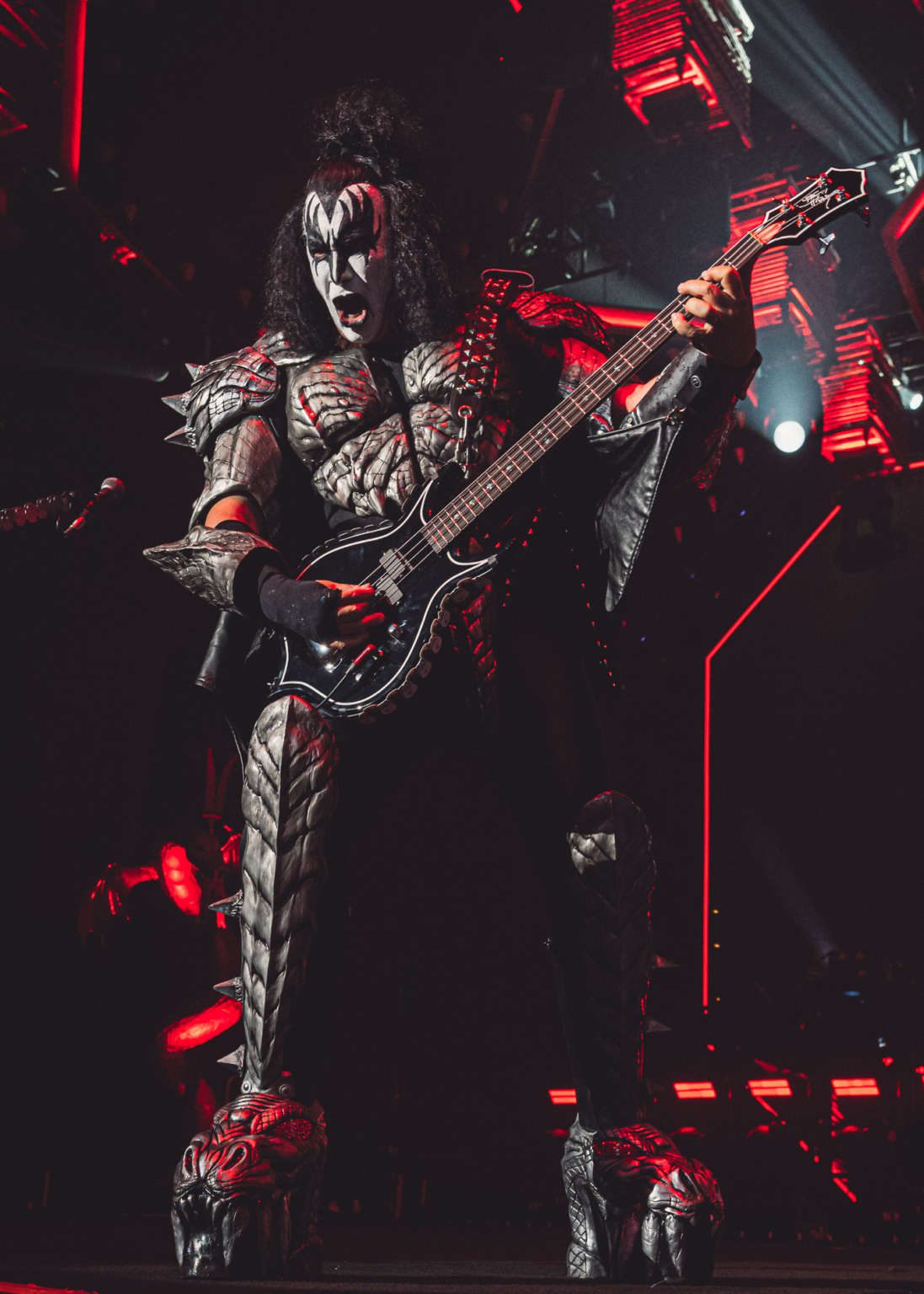 Kiss performs at the Hard Rock Casino in Atlantic City, NJ