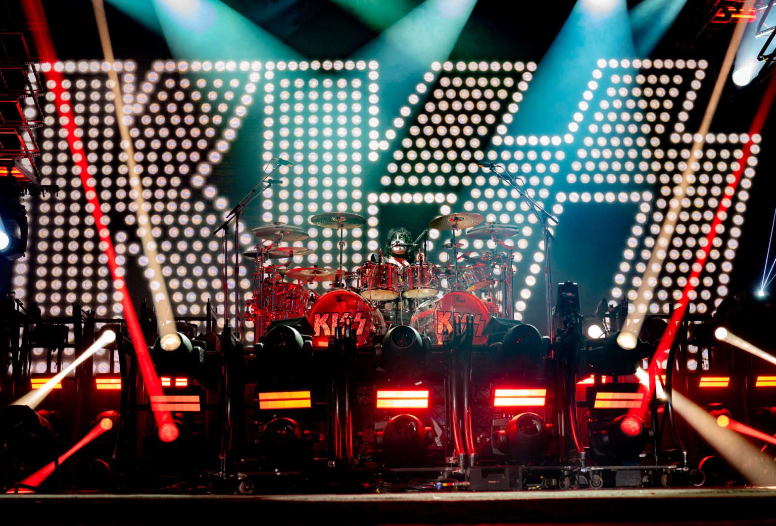 Kiss performs at the Hard Rock Casino in Atlantic City, NJ