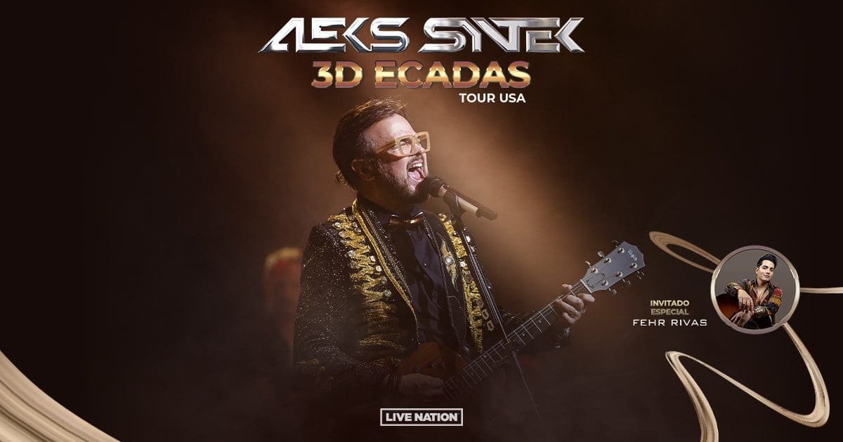 Aleks Syntek Will Celebrate Three Decades Of Pop Music On 3D ECADAS U Aleks Syntek Will Celebrate Three Decades Of Pop Music On 3D ECADAS U
