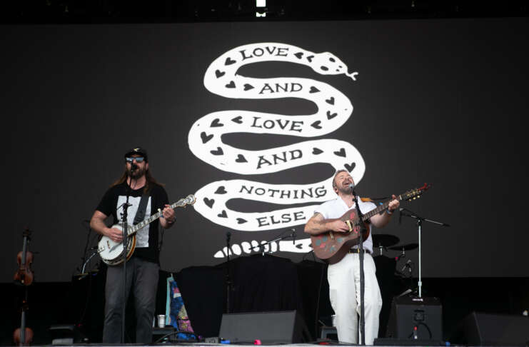 Trampled By Turtles at High Water Festival in North Charleston, SC. on April 27th, 2025.