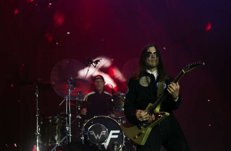 Weezer at Lovin&#039; Life Music Festival in Charlotte, NC. on Saturday, May 3, 2025.