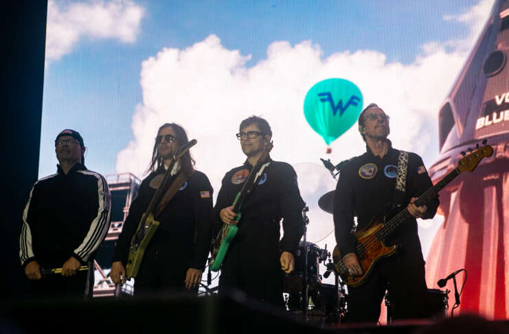 Weezer at Lovin&#039; Life Music Festival in Charlotte, NC. on Saturday, May 3, 2025.