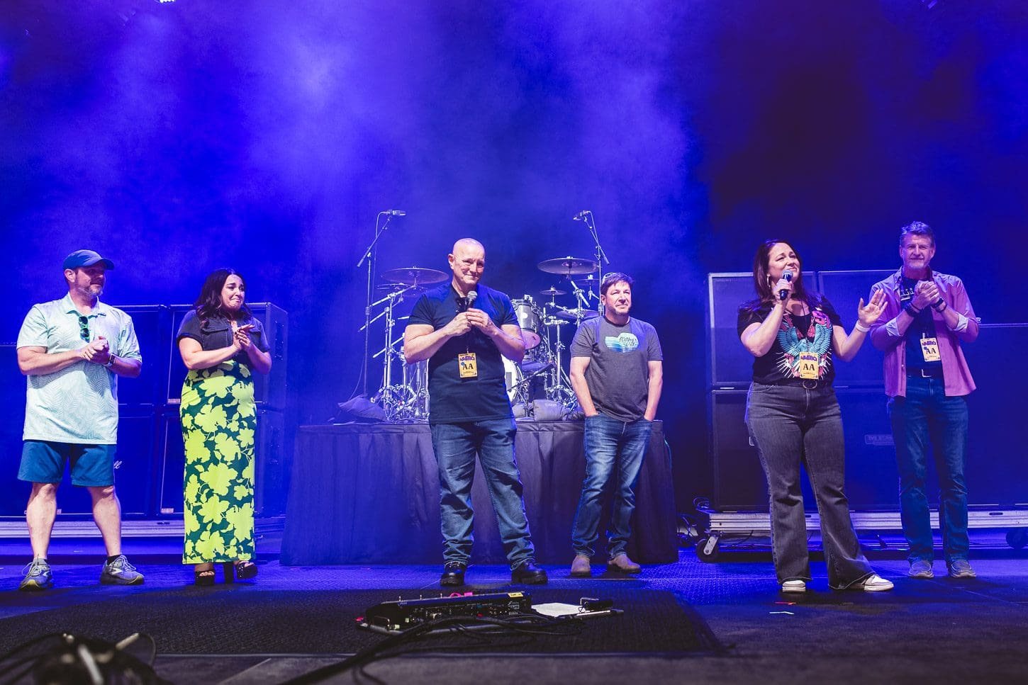 WMMR's The Preston & Steve Show welcome Kathy Romano to the stage and introduce Bush at the 2025 MMRBQ.