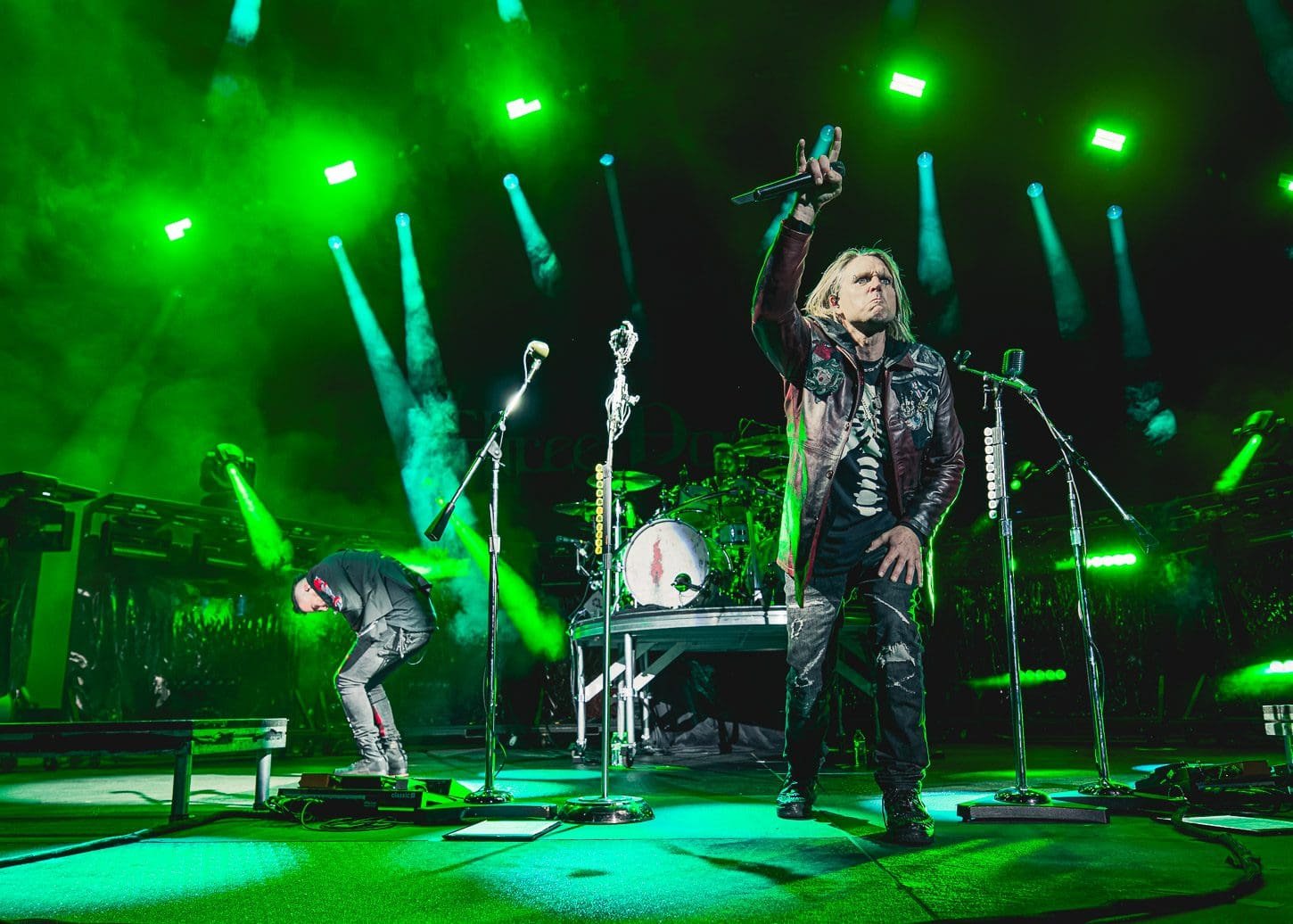Three Days Grace performs during the 2025 93.3 WMMR MMRBQ in at Freedom Mortgage Pavilion in Camden, NJ.