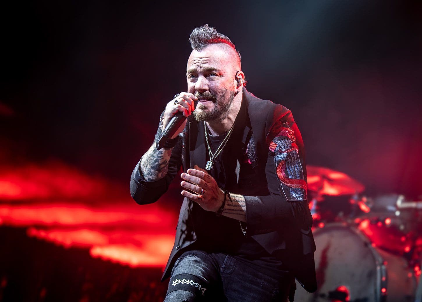 Three Days Grace performs during the 2025 93.3 WMMR MMRBQ in at Freedom Mortgage Pavilion in Camden, NJ.
