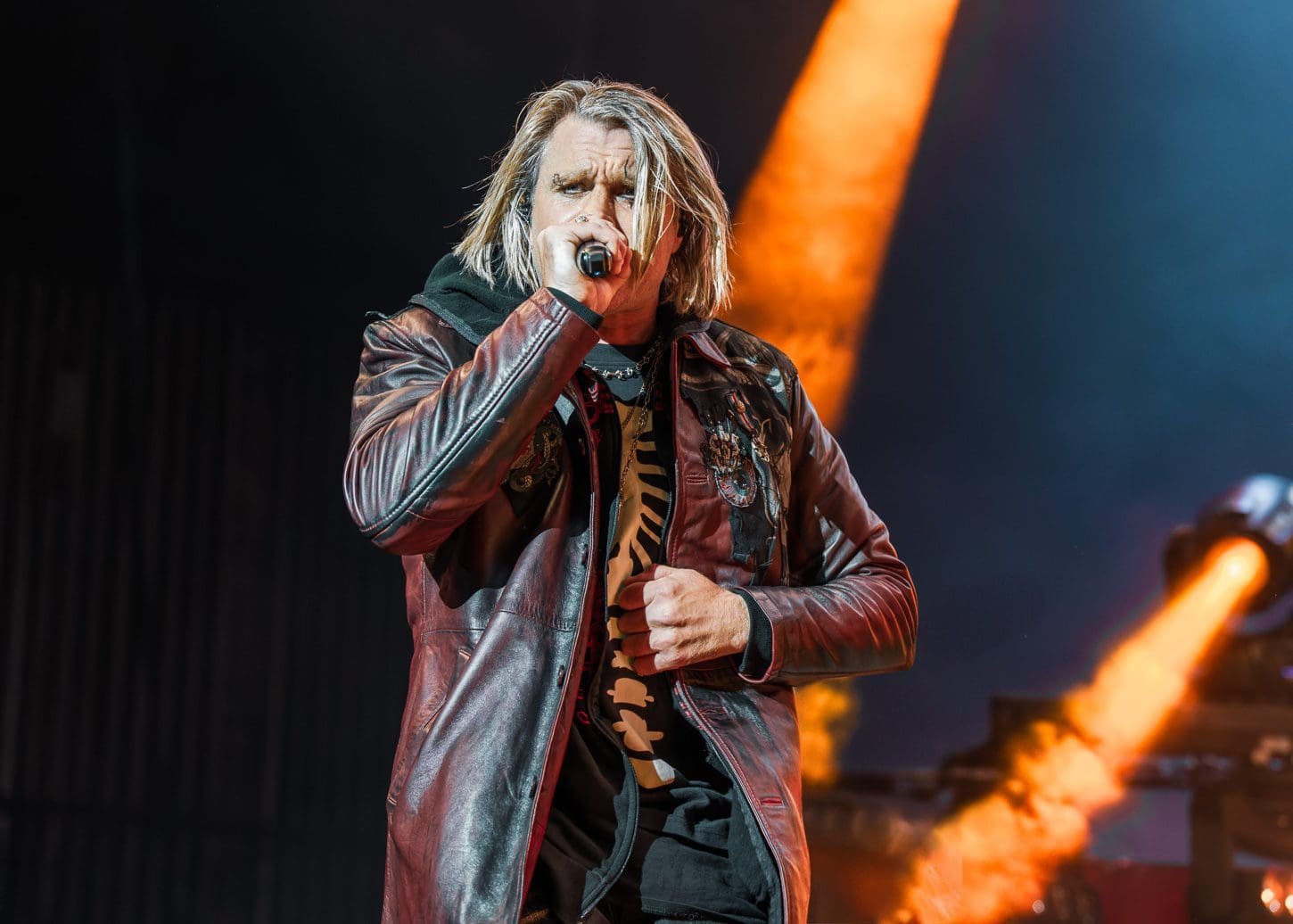 Three Days Grace performs during the 2025 93.3 WMMR MMRBQ in at Freedom Mortgage Pavilion in Camden, NJ.