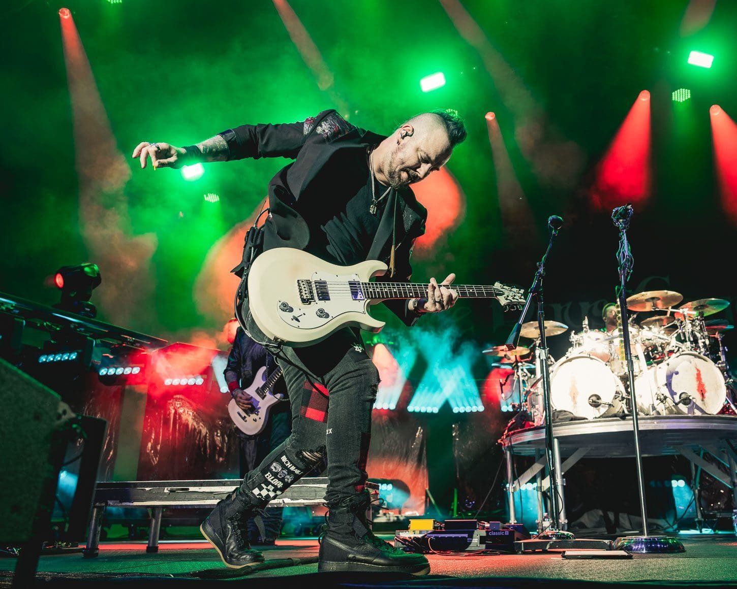 Three Days Grace performs during the 2025 93.3 WMMR MMRBQ in at Freedom Mortgage Pavilion in Camden, NJ.