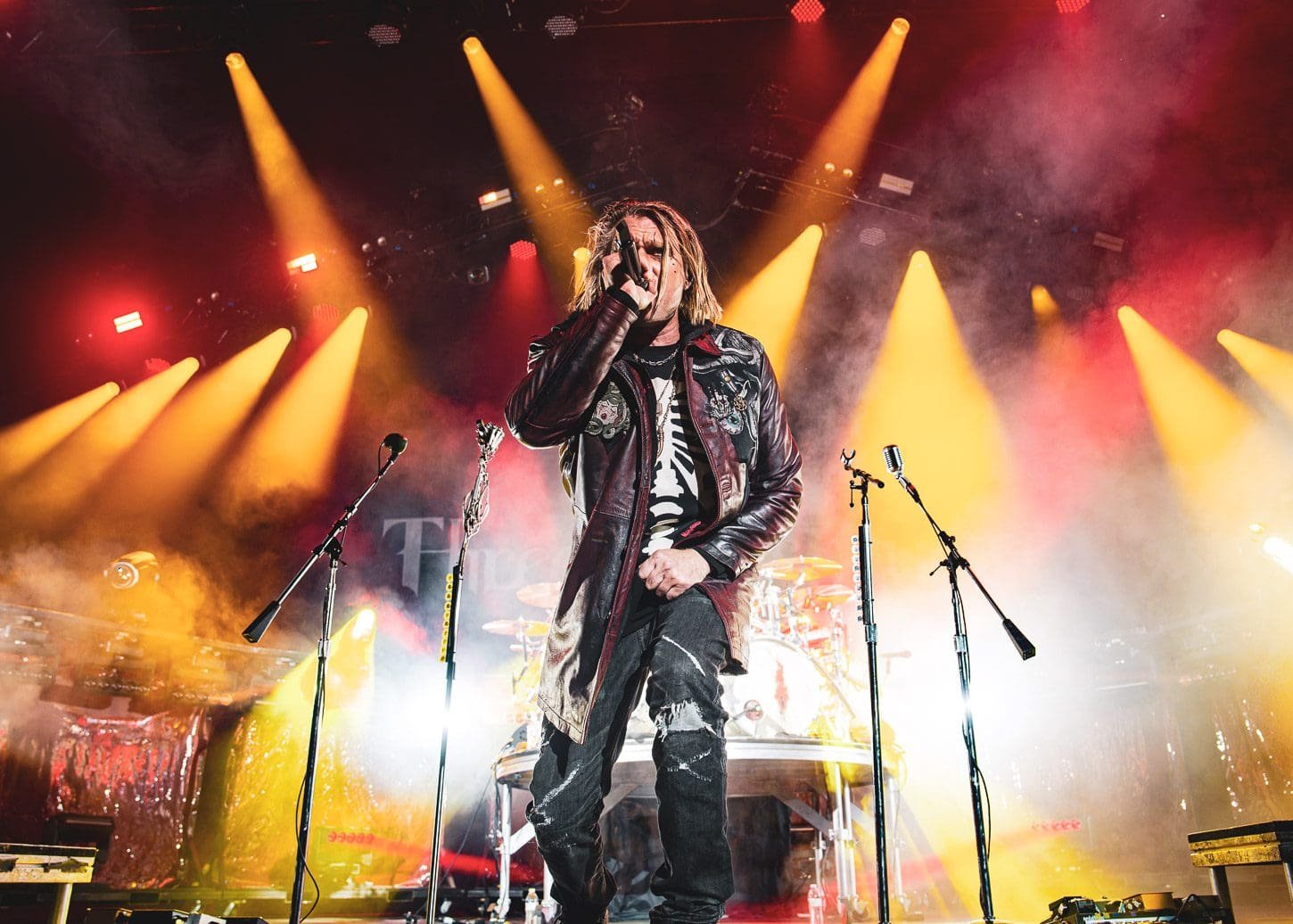 Three Days Grace performs during the 2025 93.3 WMMR MMRBQ in at Freedom Mortgage Pavilion in Camden, NJ.