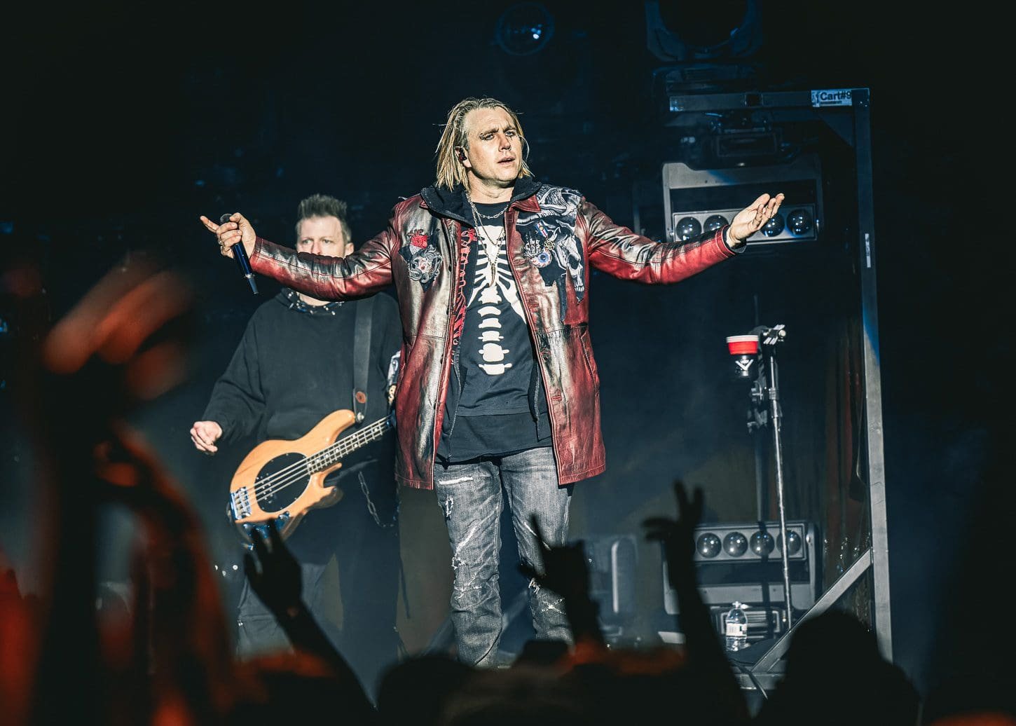 Three Days Grace performs during the 2025 93.3 WMMR MMRBQ in at Freedom Mortgage Pavilion in Camden, NJ.