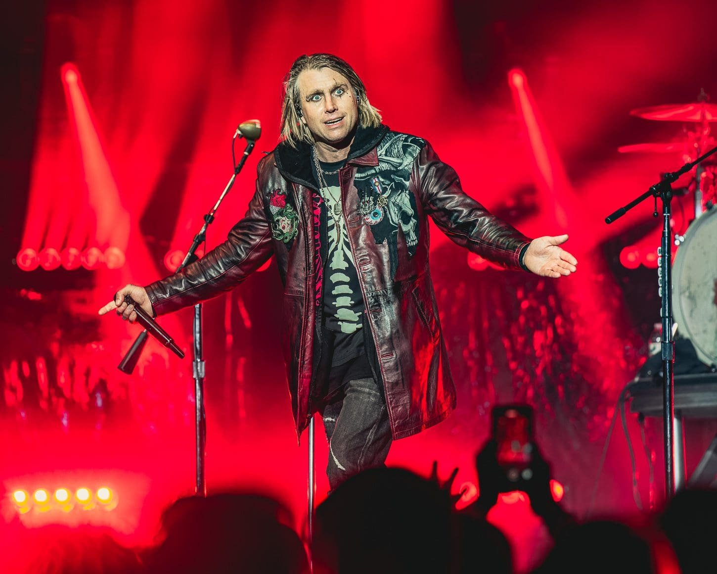 Three Days Grace performs during the 2025 93.3 WMMR MMRBQ in at Freedom Mortgage Pavilion in Camden, NJ.