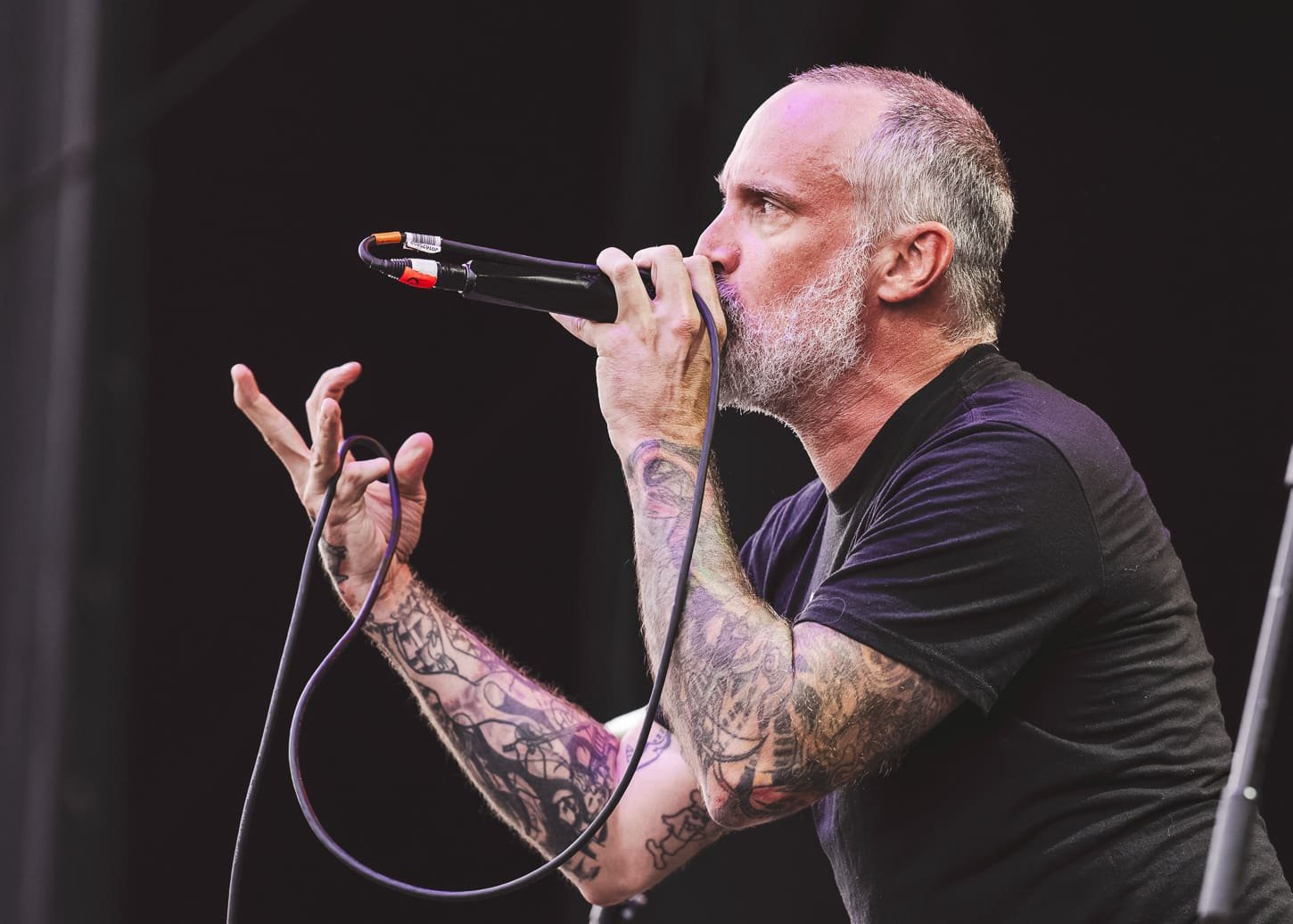Shock Narcotic performs at Hershey Park Stadium in support of Pantera.