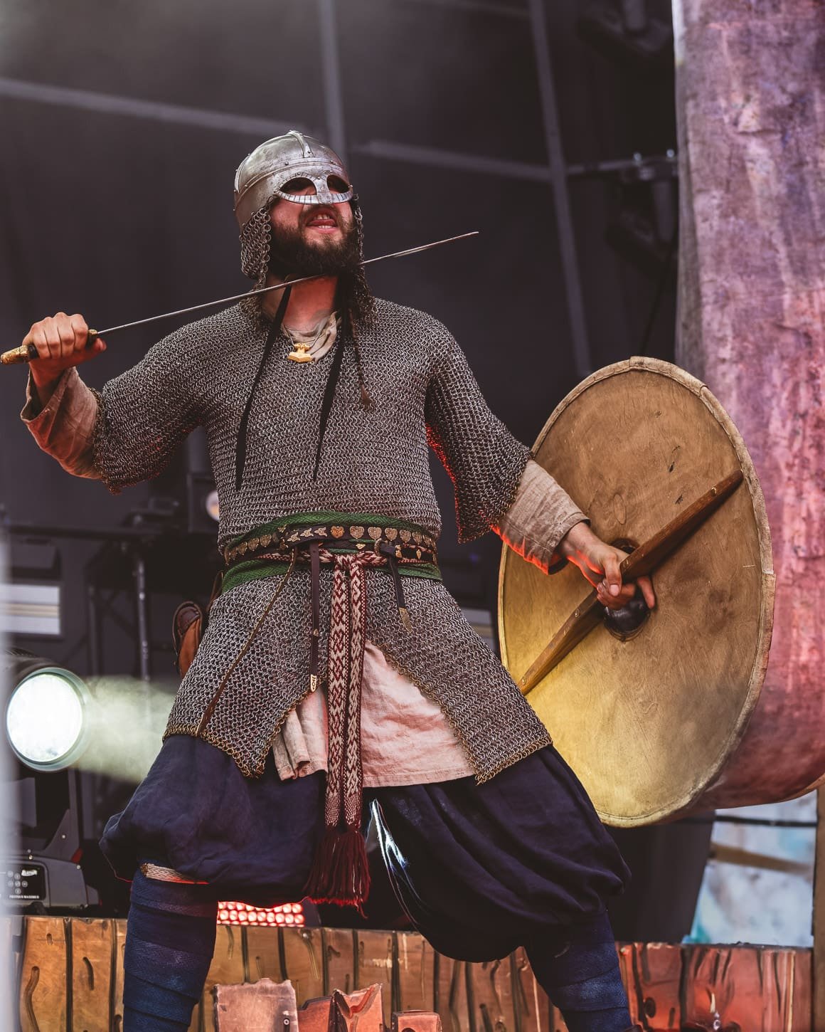 Amon Amarth performs at Hershey Park Stadium in support of Pantera.