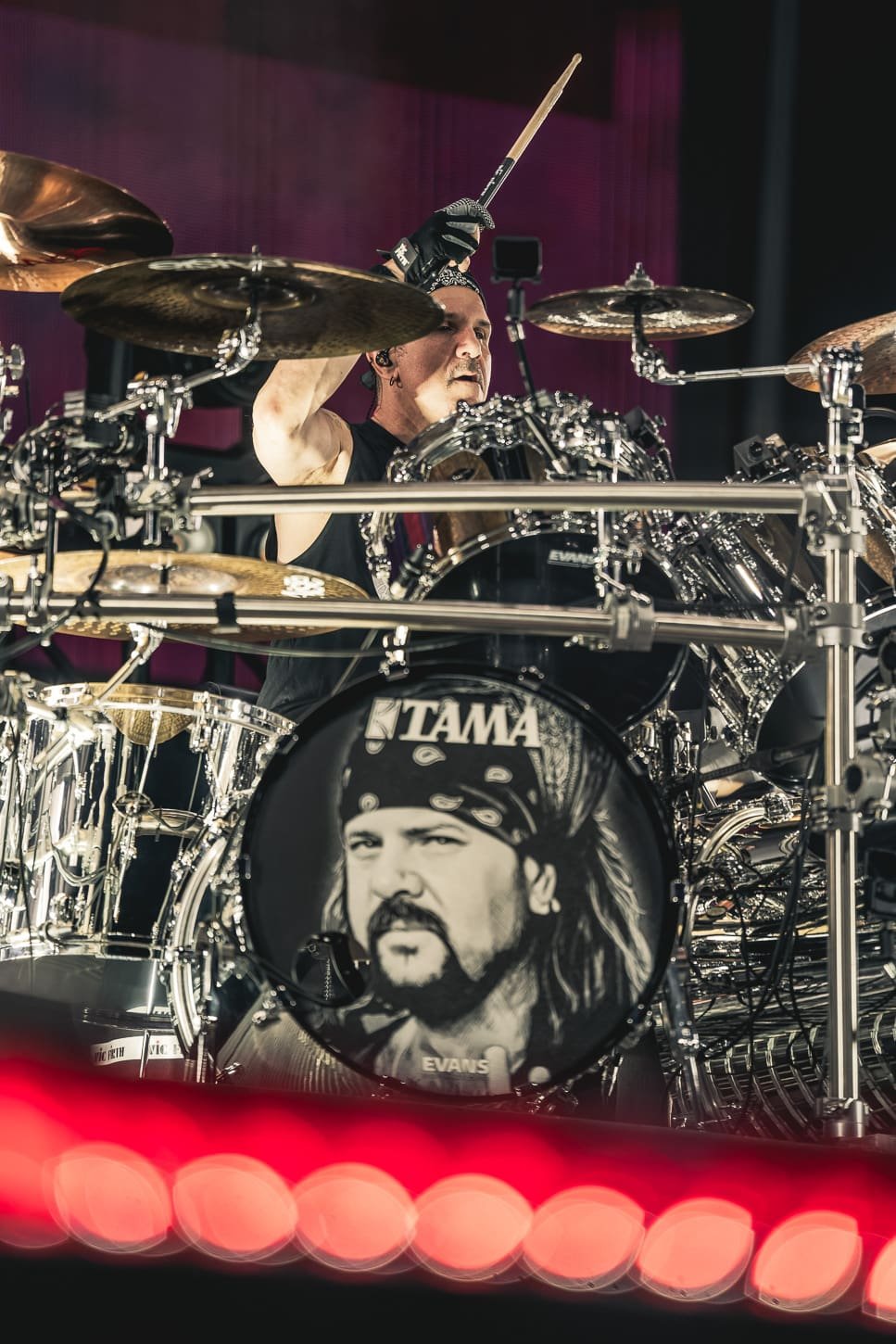 Pantera performs at Hershey Park Stadium.