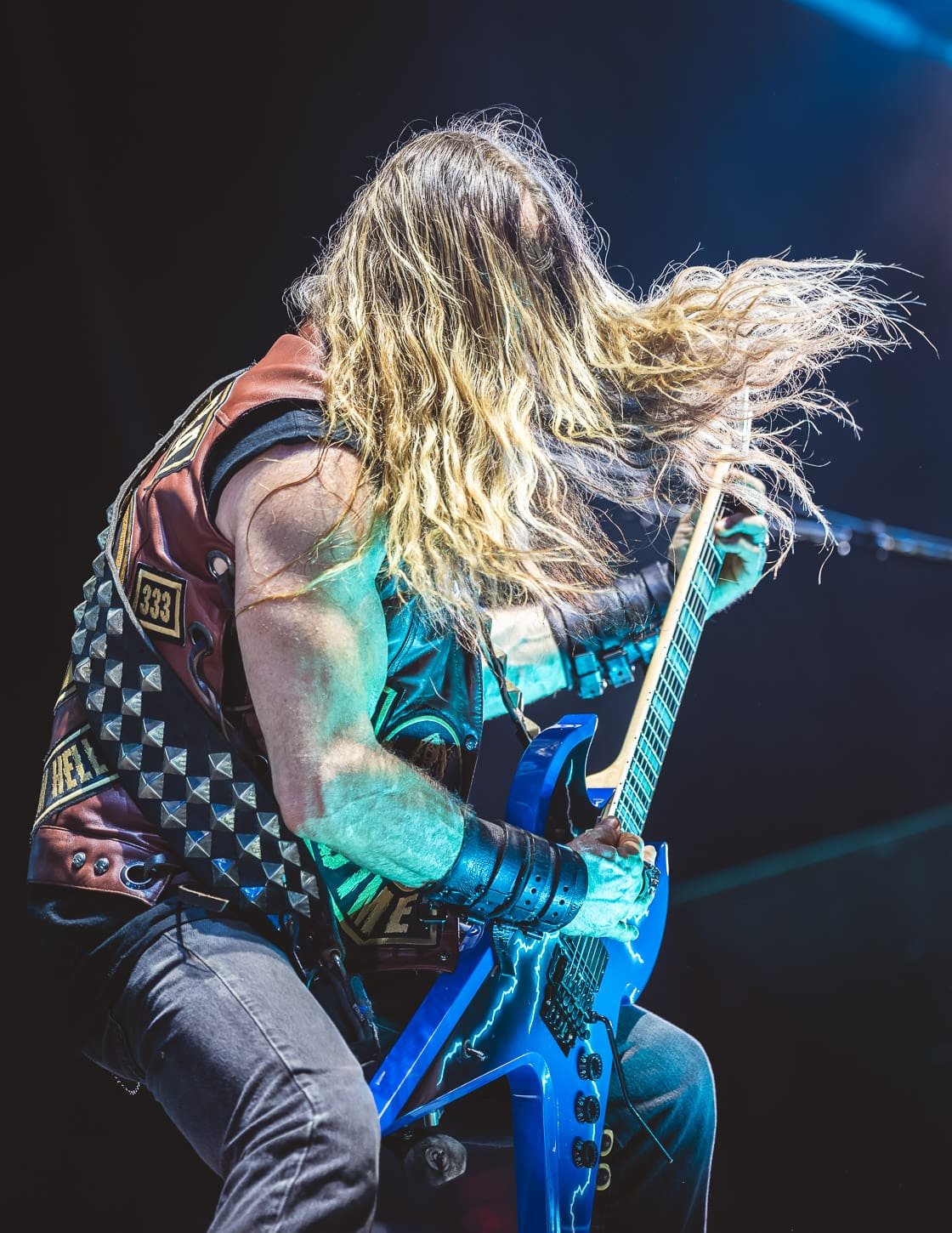 Pantera performs at Hershey Park Stadium.