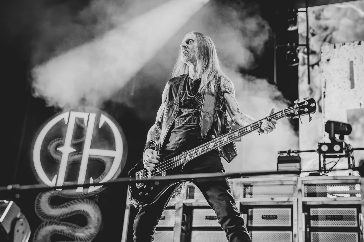 Pantera performs at Hershey Park Stadium.