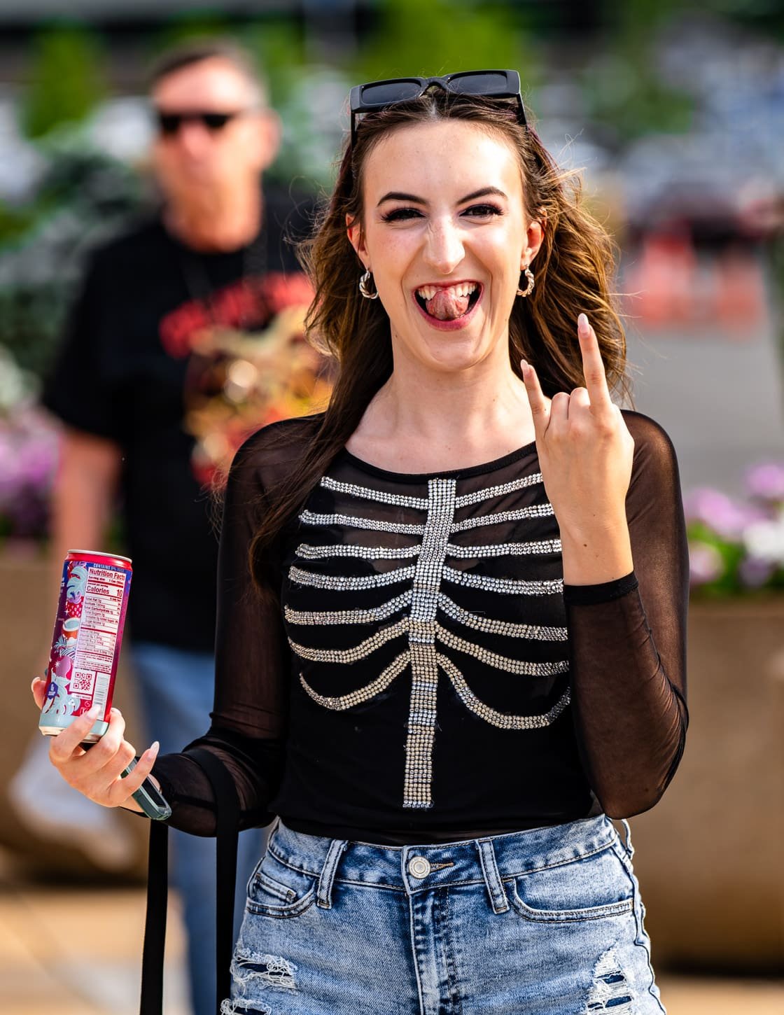 Ghost fans gather outside the Wells Fargo Center in Philadelphia, PA