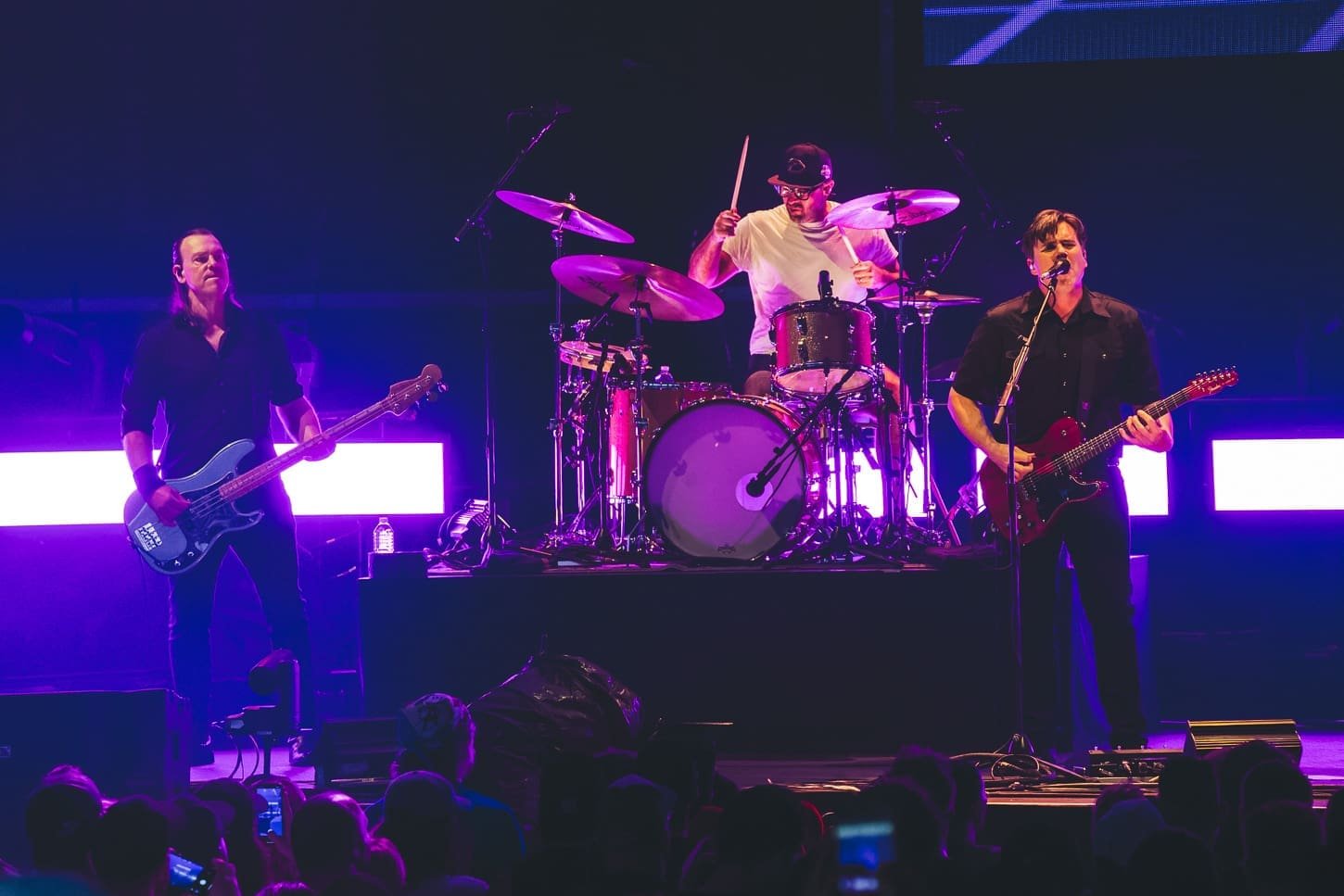 Jimmy Eat World performs at Freedom Mortgage Pavilion in support of The Offspring. Jimmy Eat World performs at Freedom Mortgage Pavilion in support of The Offspring.
