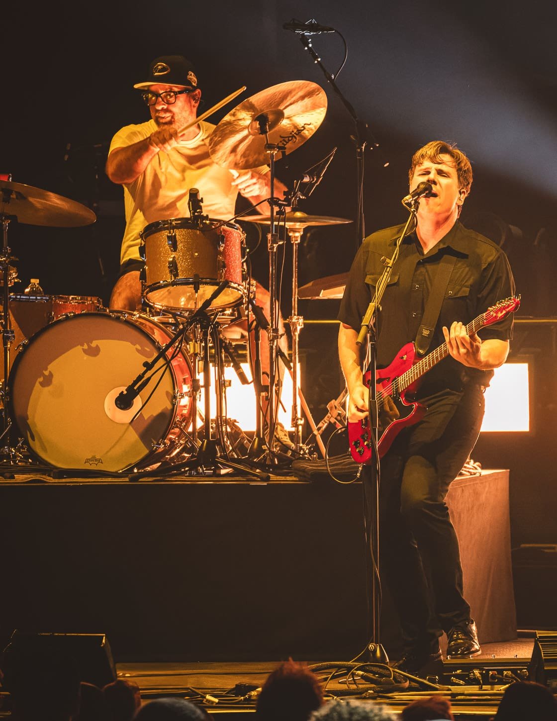 Jimmy Eat World performs at Freedom Mortgage Pavilion in support of The Offspring. Jimmy Eat World performs at Freedom Mortgage Pavilion in support of The Offspring.