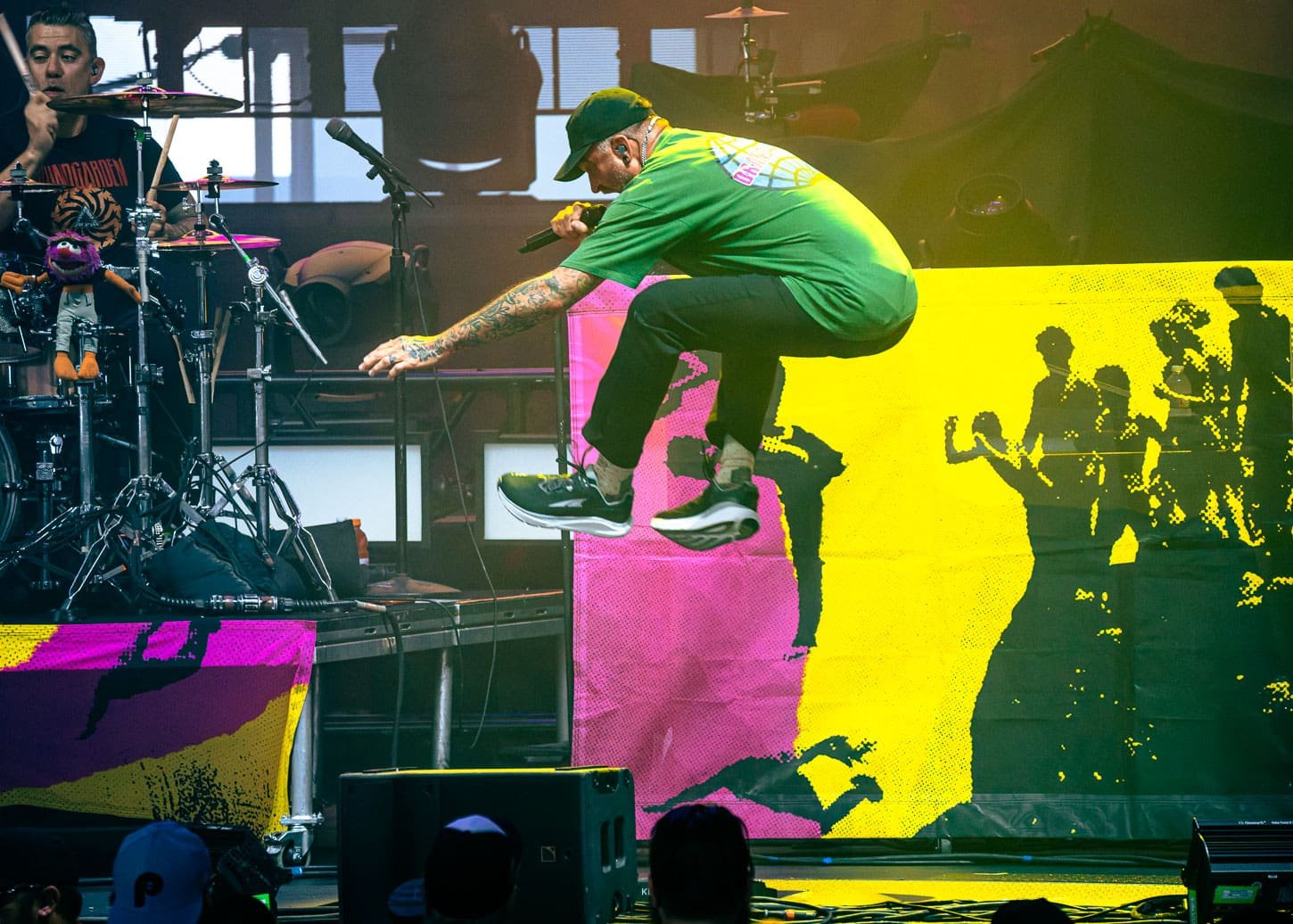 New Found Glory performs at Freedom Mortgage Pavilion in support of The Offspring. New Found Glory performs at Freedom Mortgage Pavilion in support of The Offspring.