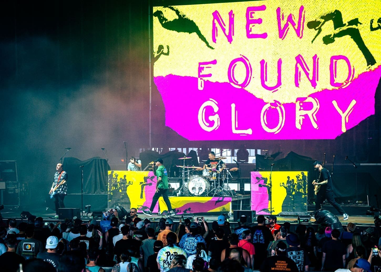 New Found Glory performs at Freedom Mortgage Pavilion in support of The Offspring. New Found Glory performs at Freedom Mortgage Pavilion in support of The Offspring.