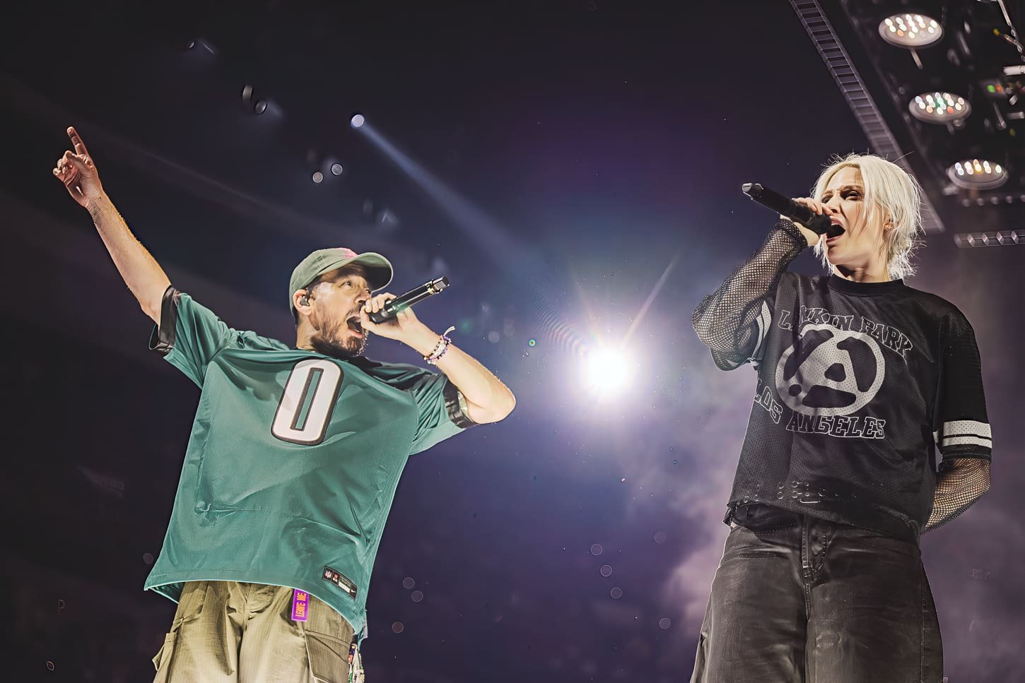 Linkin Park performs at the Xfinity Mobile Arena in Philadelphia, PA