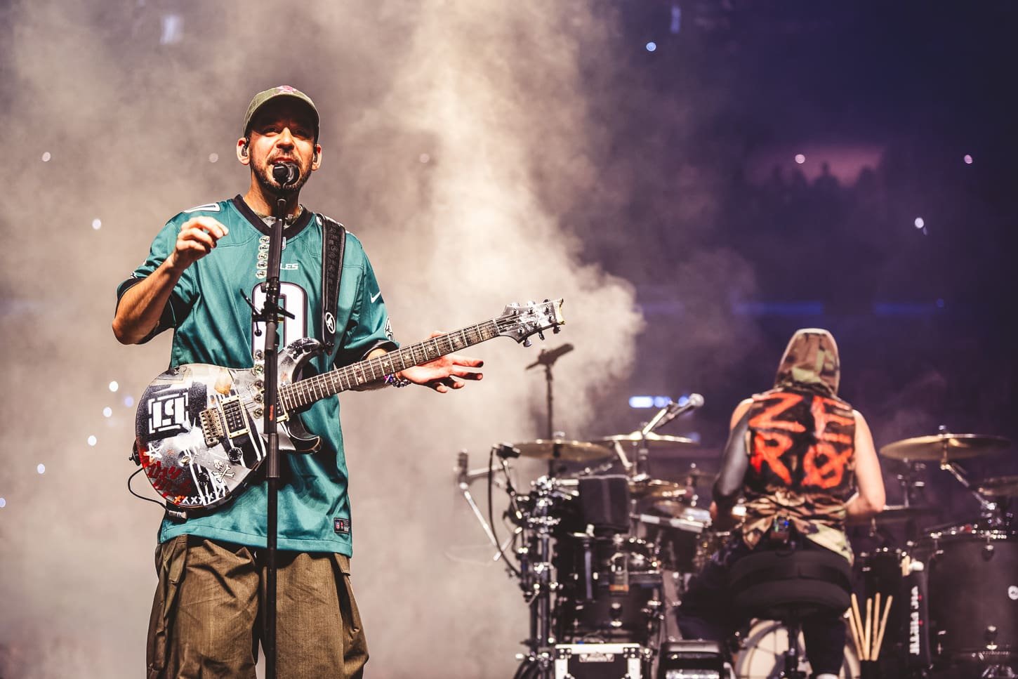Linkin Park performs at the Xfinity Mobile Arena in Philadelphia, PA