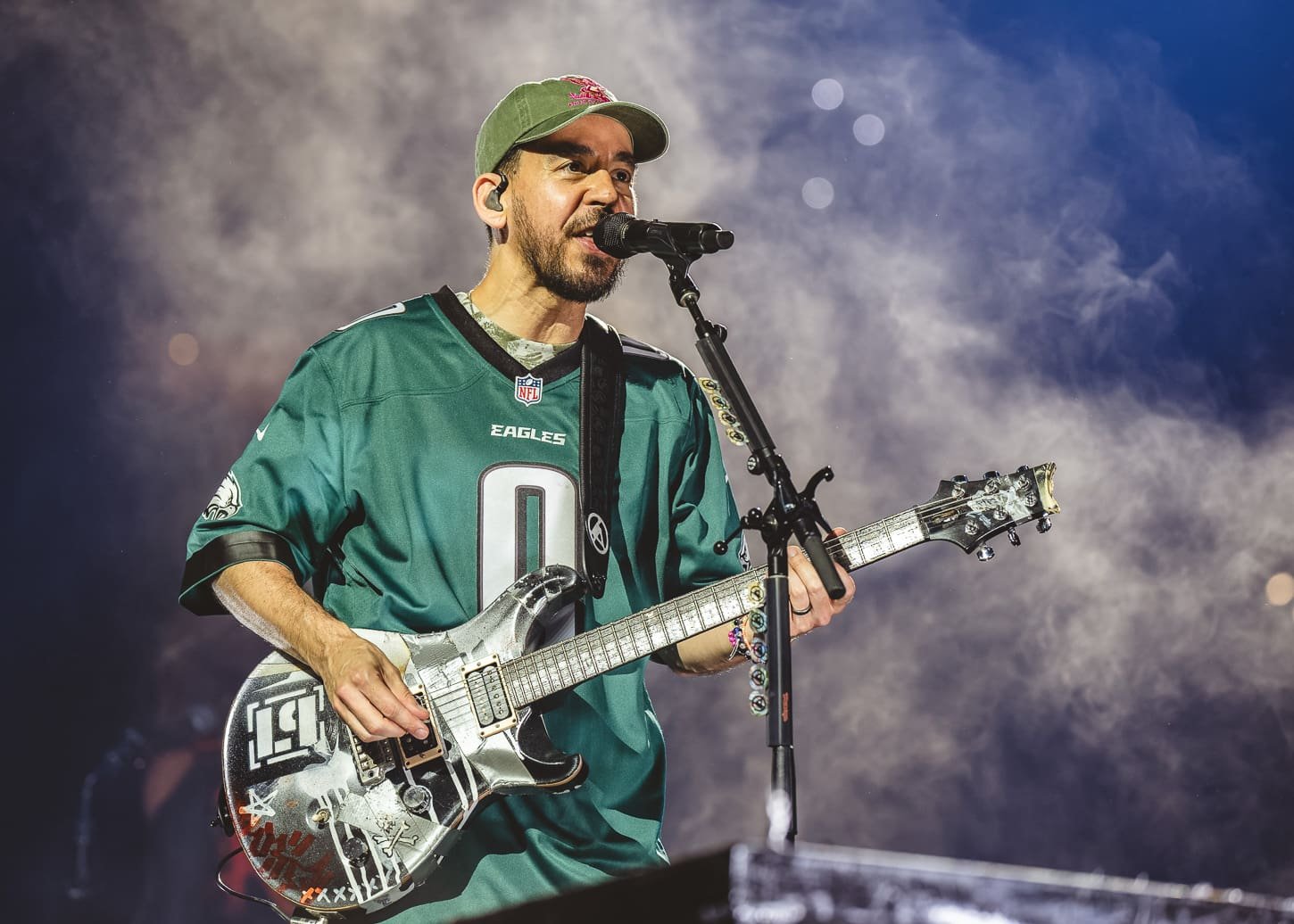 Linkin Park performs at the Xfinity Mobile Arena in Philadelphia, PA