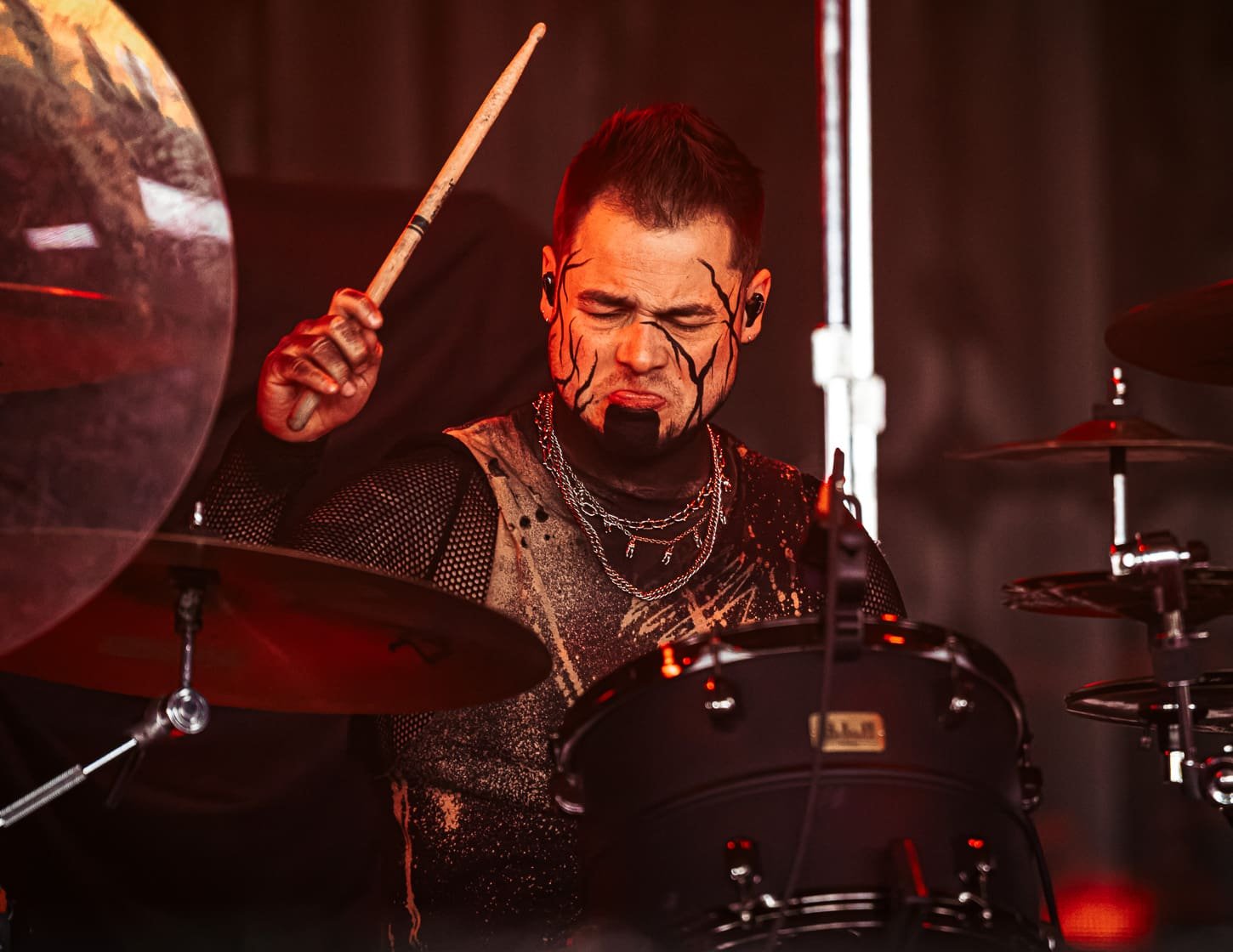 Dark Divine performs at the Freedom Mortgage Pavilion in Camden, NJ during the Summer of Loud tour. Dark Divine performs at the Freedom Mortgage Pavilion in Camden, NJ during the Summer of Loud tour.