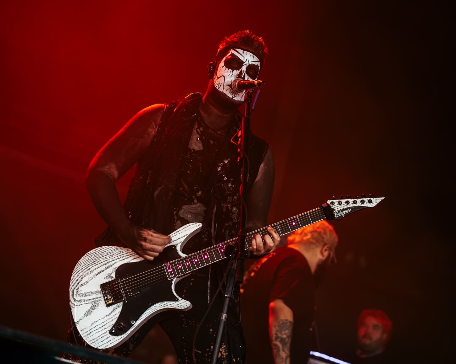 Dark Divine performs at the Freedom Mortgage Pavilion in Camden, NJ during the Summer of Loud tour. Dark Divine performs at the Freedom Mortgage Pavilion in Camden, NJ during the Summer of Loud tour.