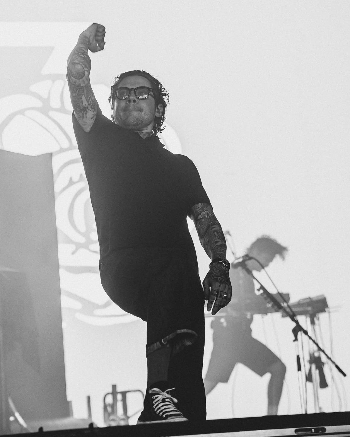 The Devil Wears Prada performs at the Freedom Mortgage Pavilion in Camden, NJ during the Summer of Loud tour. The Devil Wears Prada performs at the Freedom Mortgage Pavilion in Camden, NJ during the Summer of Loud tour.