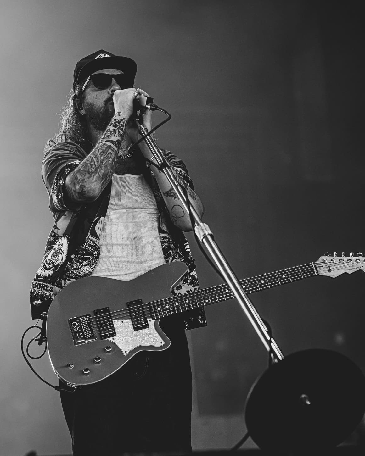 The Devil Wears Prada performs at the Freedom Mortgage Pavilion in Camden, NJ during the Summer of Loud tour. The Devil Wears Prada performs at the Freedom Mortgage Pavilion in Camden, NJ during the Summer of Loud tour.