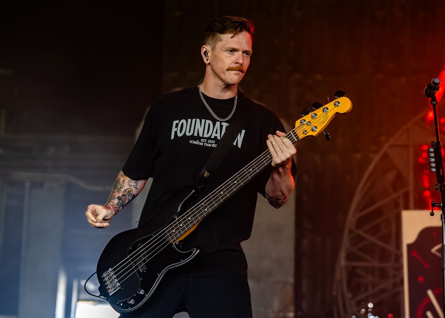 The Amity Affliction performs at the Freedom Mortgage Pavilion in Camden, NJ during the Summer of Loud tour. The Amity Affliction performs at the Freedom Mortgage Pavilion in Camden, NJ during the Summer of Loud tour.