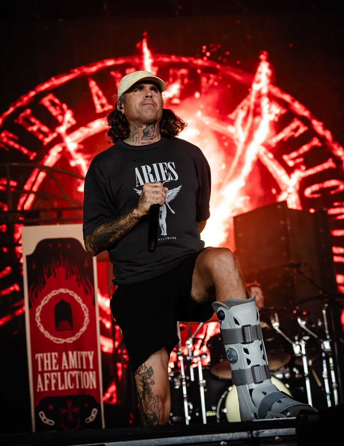 The Amity Affliction performs at the Freedom Mortgage Pavilion in Camden, NJ during the Summer of Loud tour. The Amity Affliction performs at the Freedom Mortgage Pavilion in Camden, NJ during the Summer of Loud tour.