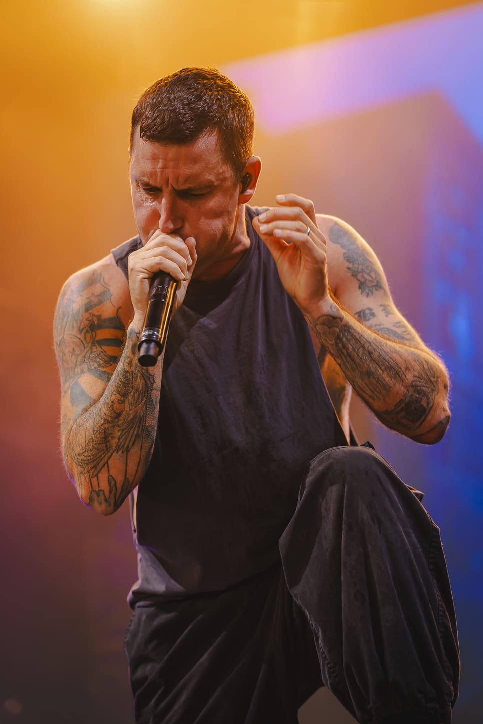 Parkway Drive performs at the Freedom Mortgage Pavilion in Camden, NJ during the Summer of Loud tour. Parkway Drive performs at the Freedom Mortgage Pavilion in Camden, NJ during the Summer of Loud tour.