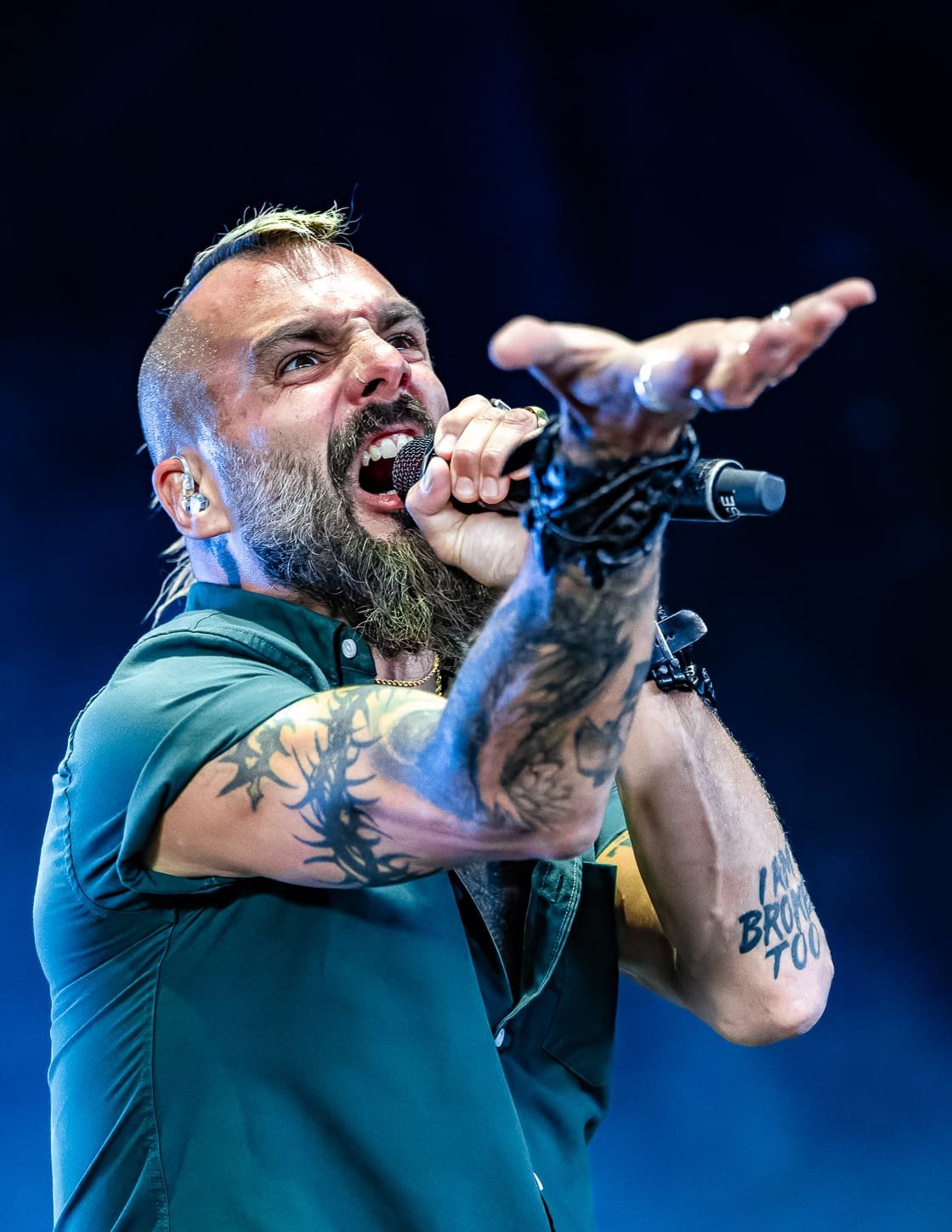 Killswitch Engage performs at the Freedom Mortgage Pavilion in Camden, NJ during the Summer of Loud tour. Killswitch Engage performs at the Freedom Mortgage Pavilion in Camden, NJ during the Summer of Loud tour.