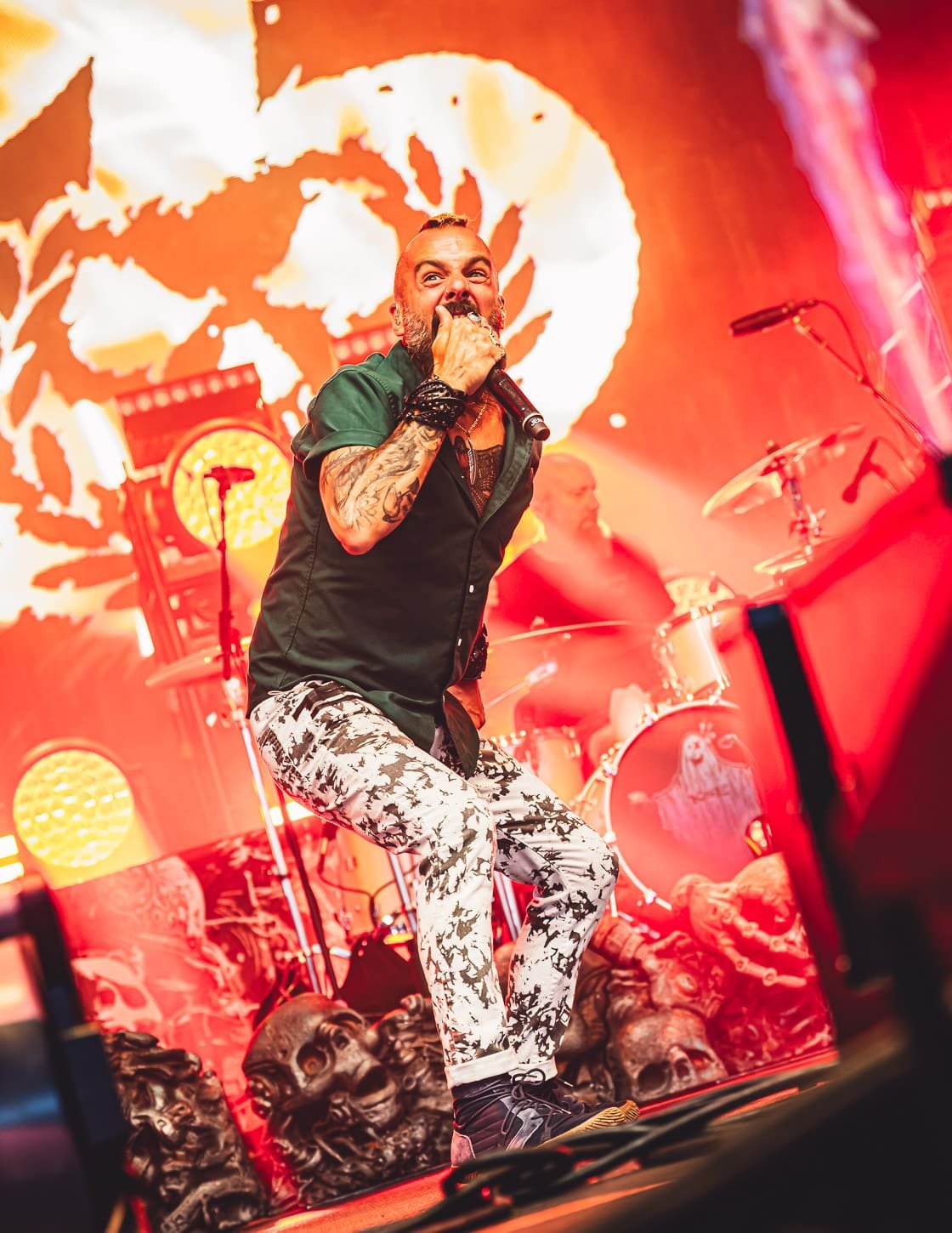 Killswitch Engage performs at the Freedom Mortgage Pavilion in Camden, NJ during the Summer of Loud tour. Killswitch Engage performs at the Freedom Mortgage Pavilion in Camden, NJ during the Summer of Loud tour.