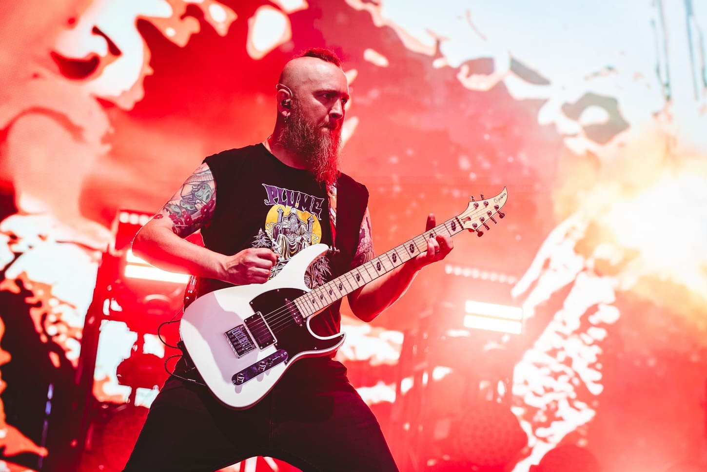 Killswitch Engage performs at the Freedom Mortgage Pavilion in Camden, NJ during the Summer of Loud tour. Killswitch Engage performs at the Freedom Mortgage Pavilion in Camden, NJ during the Summer of Loud tour.