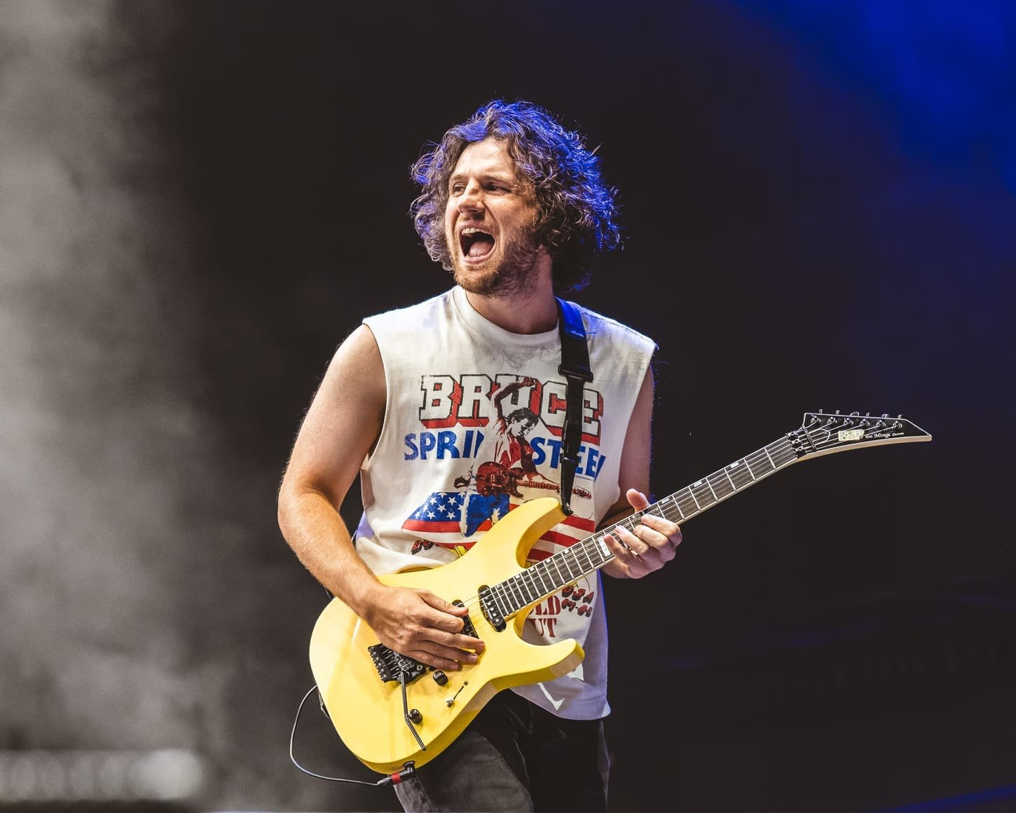 Beartooth performs at the Freedom Mortgage Pavilion in Camden, NJ during the Summer of Loud tour. Beartooth performs at the Freedom Mortgage Pavilion in Camden, NJ during the Summer of Loud tour.
