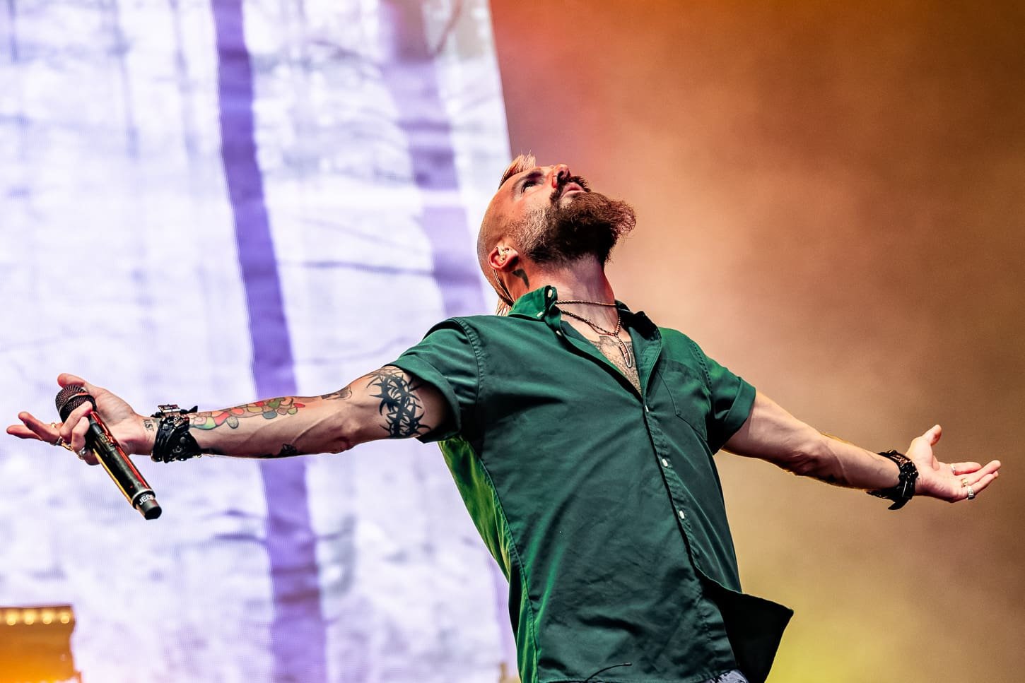 Killswitch Engage performs at the Freedom Mortgage Pavilion in Camden, NJ during the Summer of Loud tour. Killswitch Engage performs at the Freedom Mortgage Pavilion in Camden, NJ during the Summer of Loud tour.