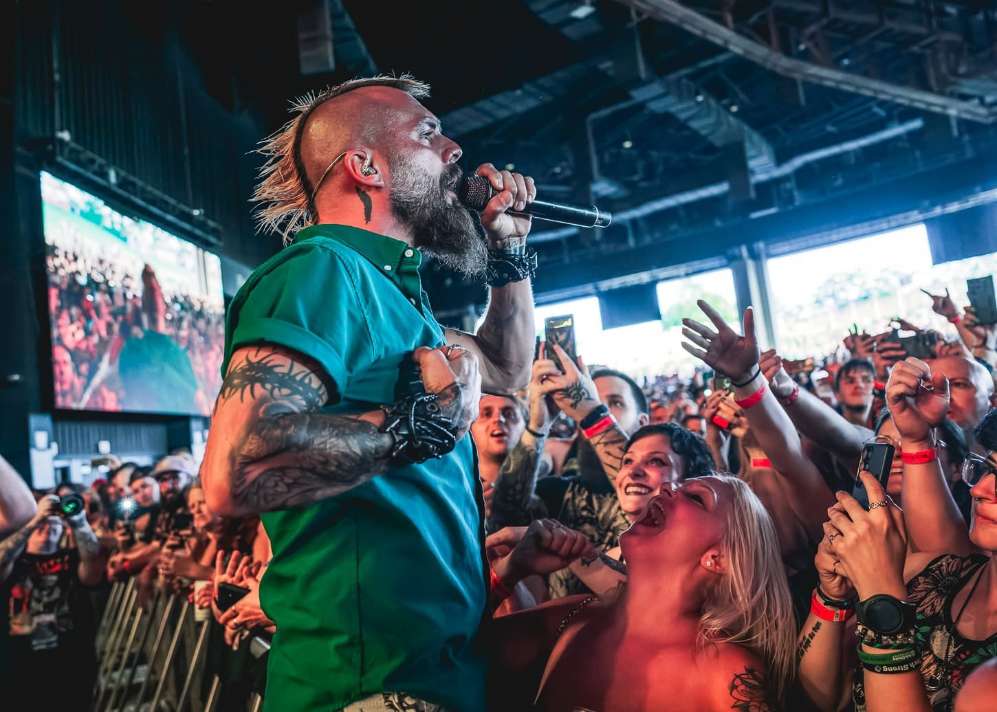 Killswitch Engage performs at the Freedom Mortgage Pavilion in Camden, NJ during the Summer of Loud tour. Killswitch Engage performs at the Freedom Mortgage Pavilion in Camden, NJ during the Summer of Loud tour.