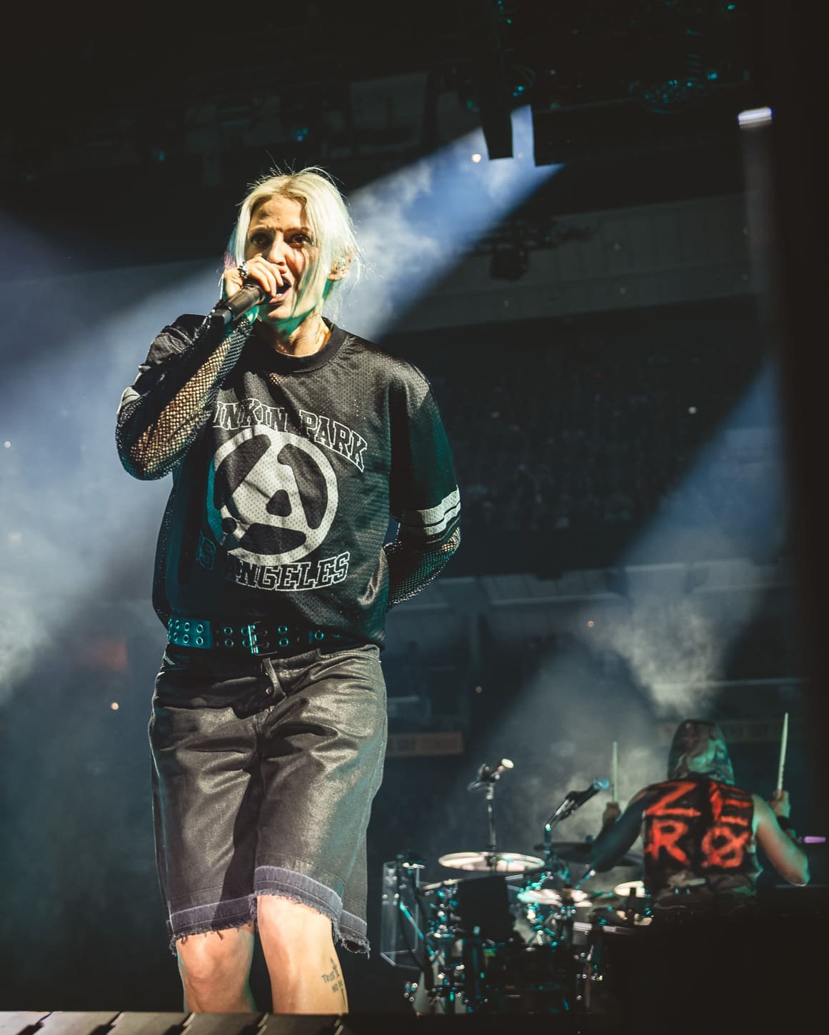 Linkin Park performs at the Xfinity Mobile Arena in Philadelphia, PA
