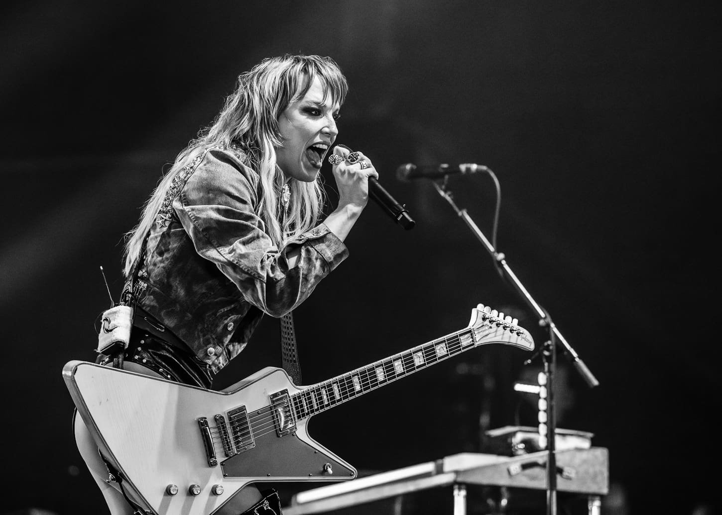 Halestorm performs at the Freedom Mortgage Pavilion in Camden, NJ Halestorm performs at the Freedom Mortgage Pavilion in Camden, NJ
